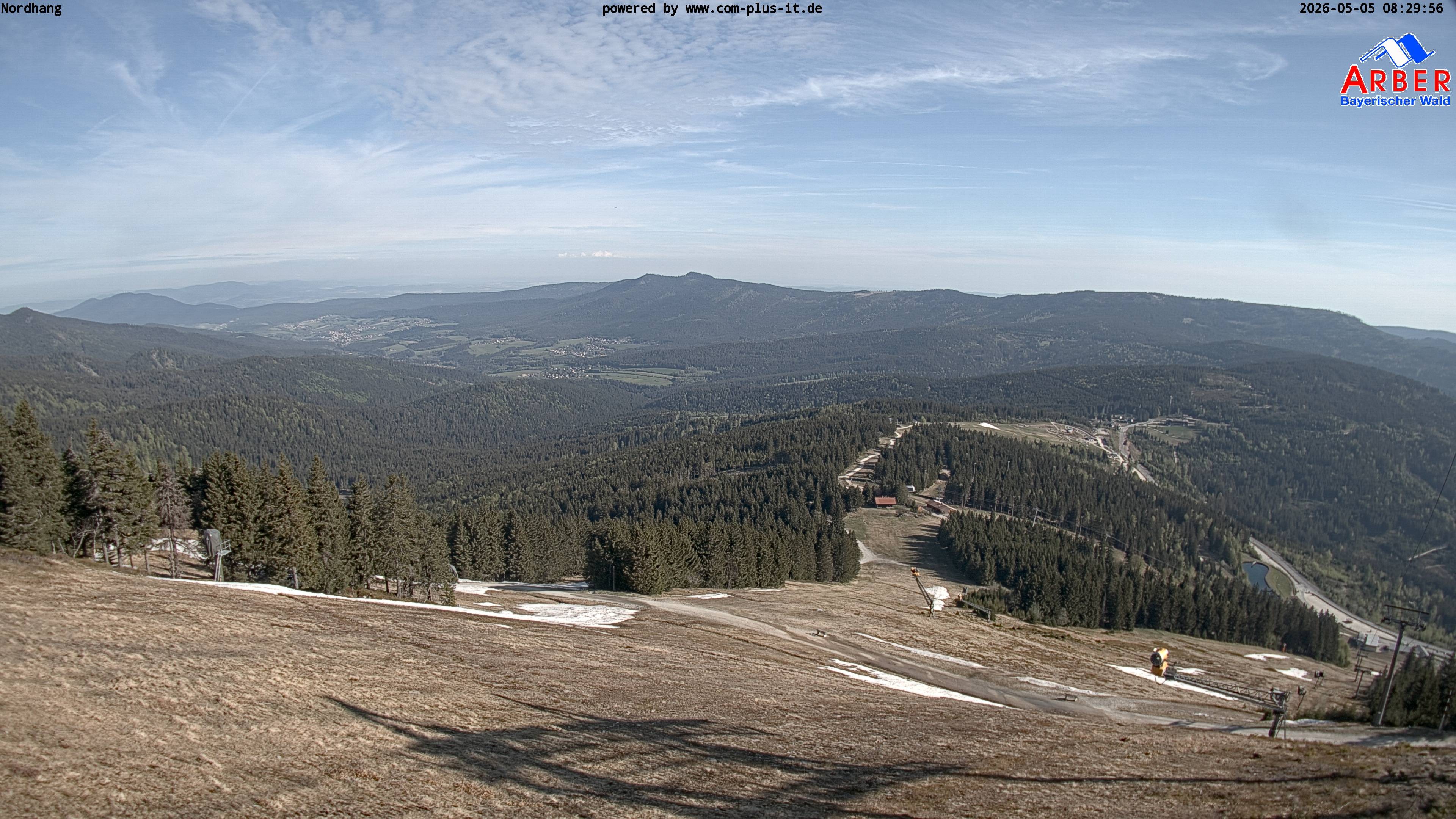 Archiv Foto Webcam Großer Arber Blick nach Nordwesten