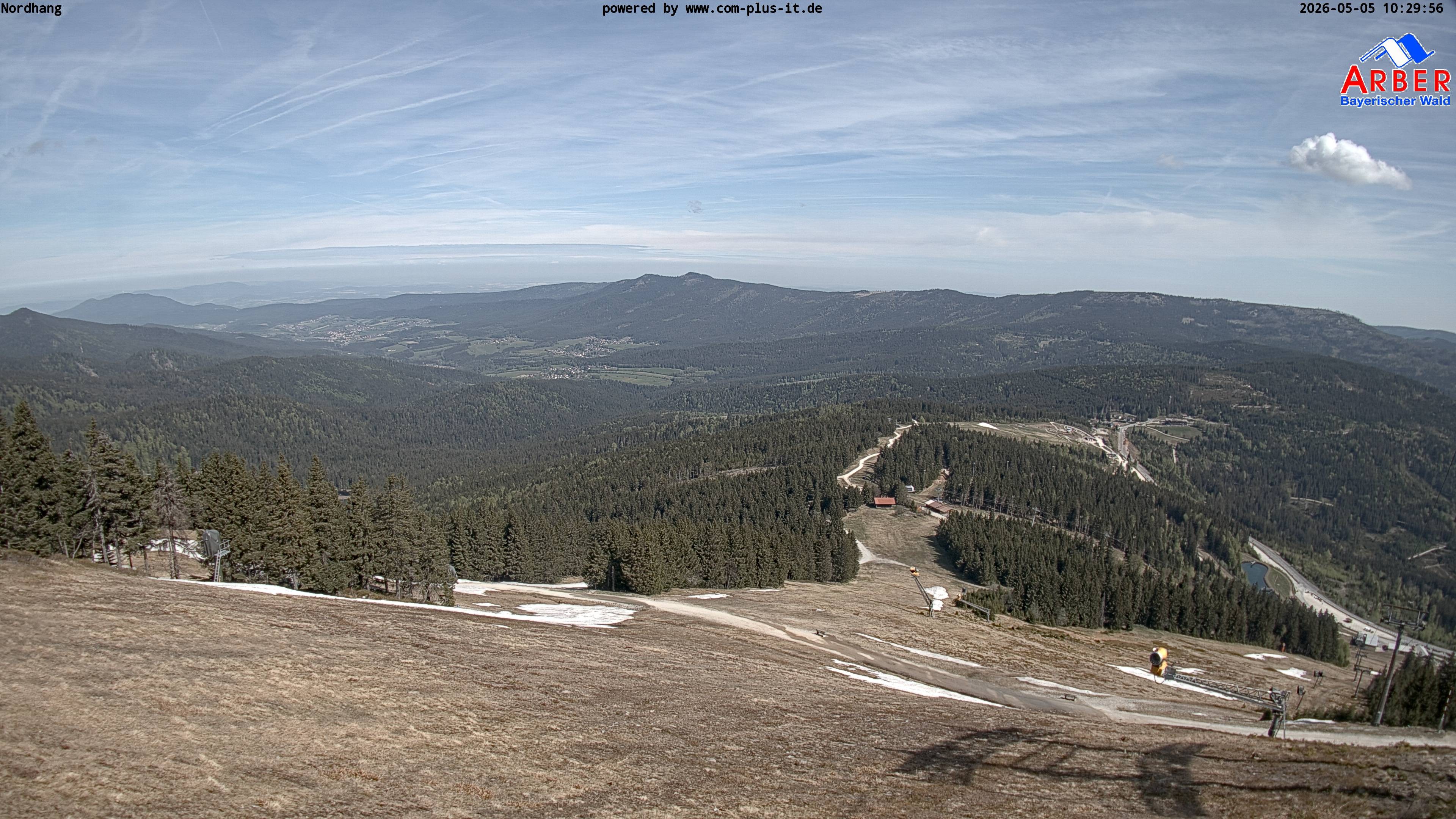 Archiv Foto Webcam Großer Arber Blick nach Nordwesten