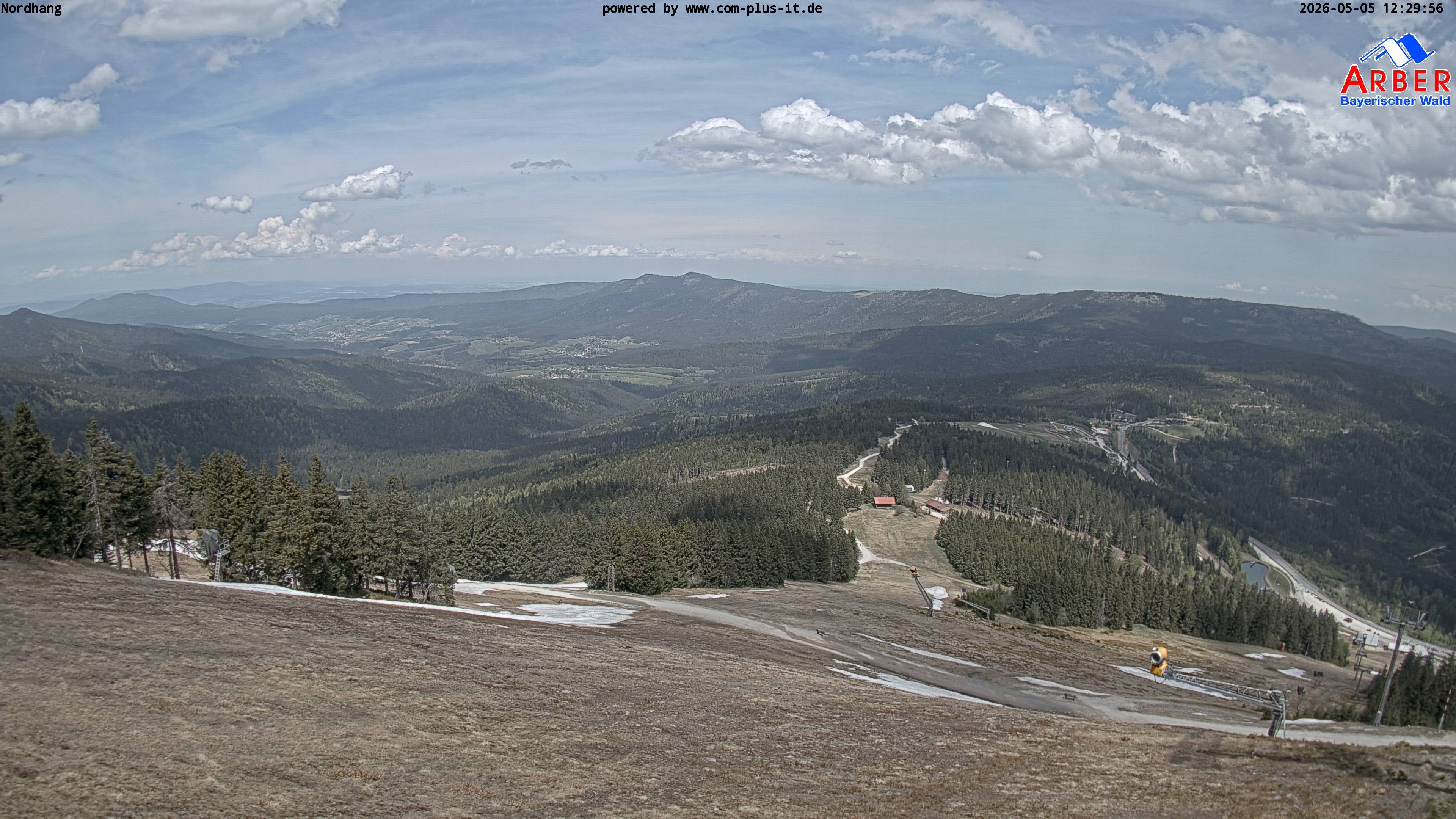 Archiv Foto Webcam Großer Arber Blick nach Nordwesten