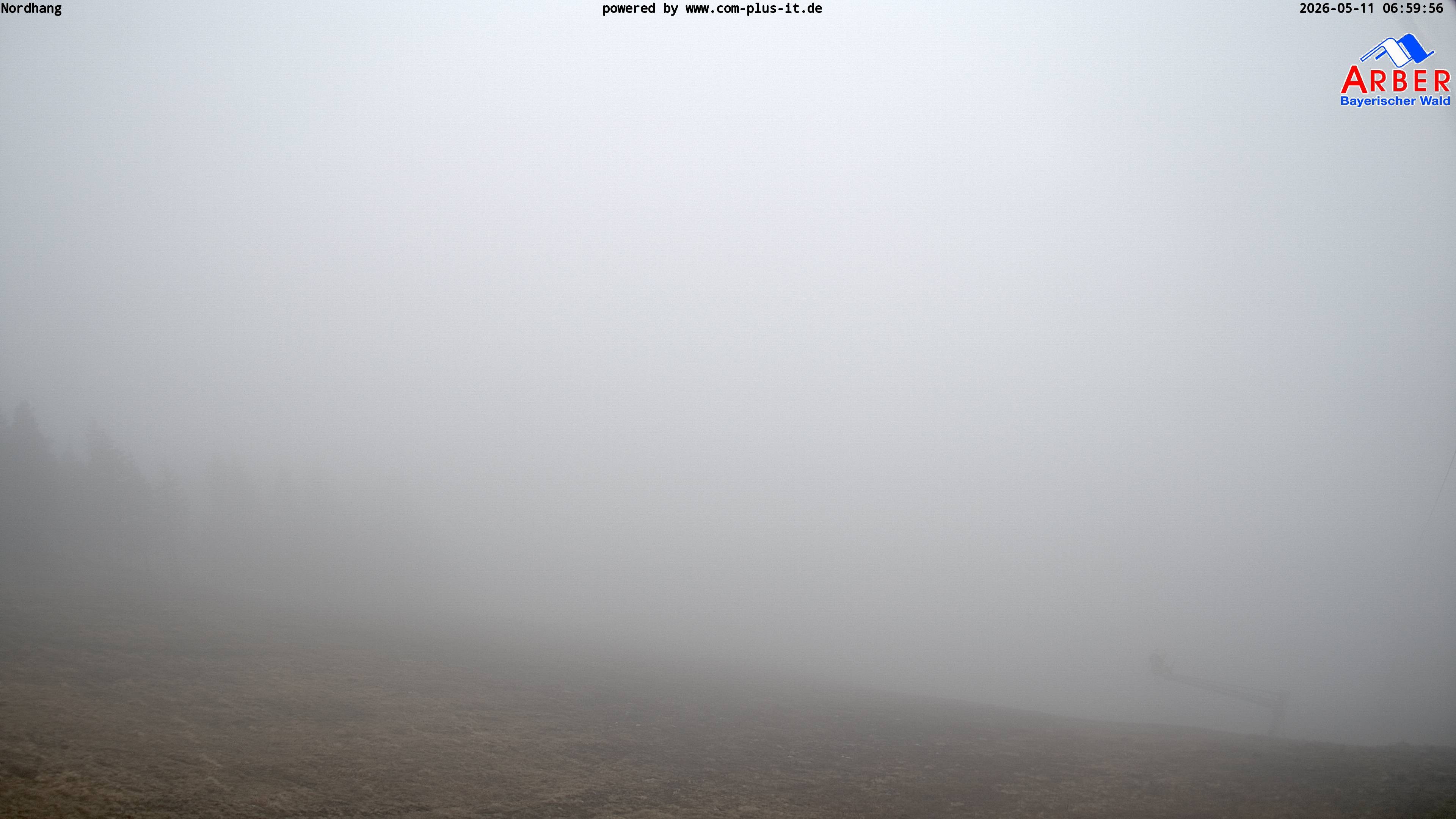 Archived image Webcam View from the Großer Arber