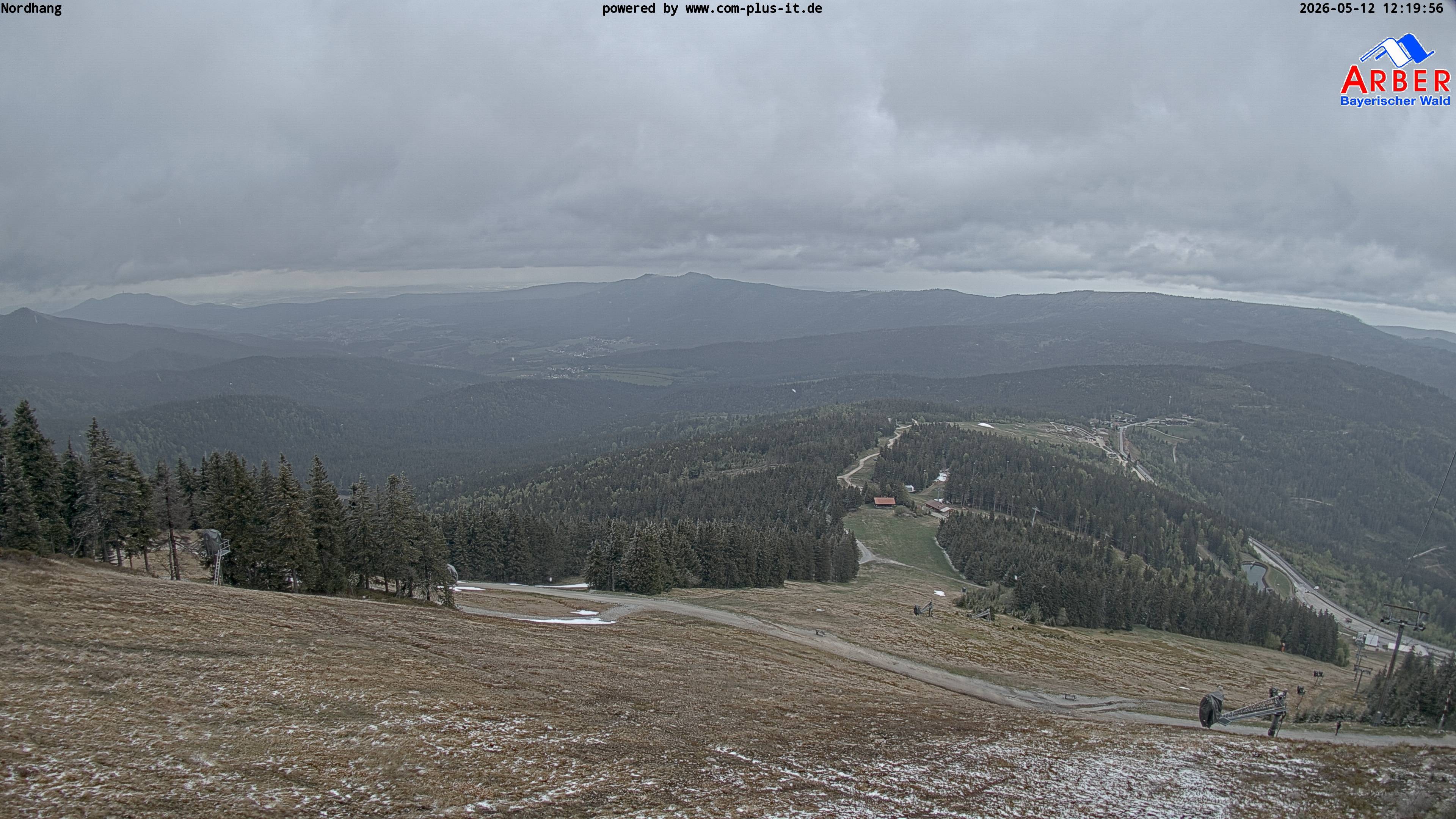 Archiv Foto Webcam Großer Arber Blick nach Nordwesten