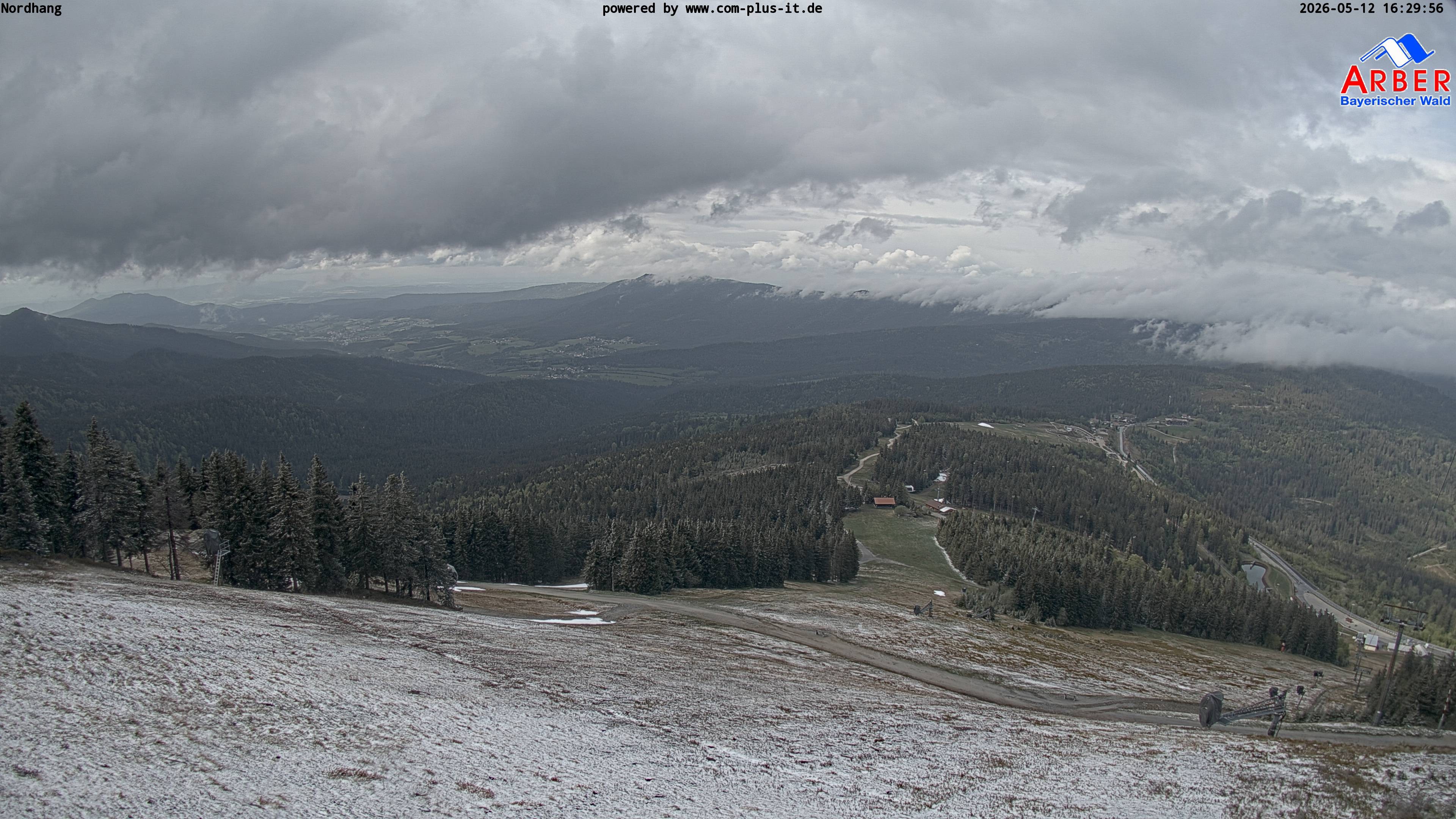 Archiv Foto Webcam Großer Arber Blick nach Nordwesten