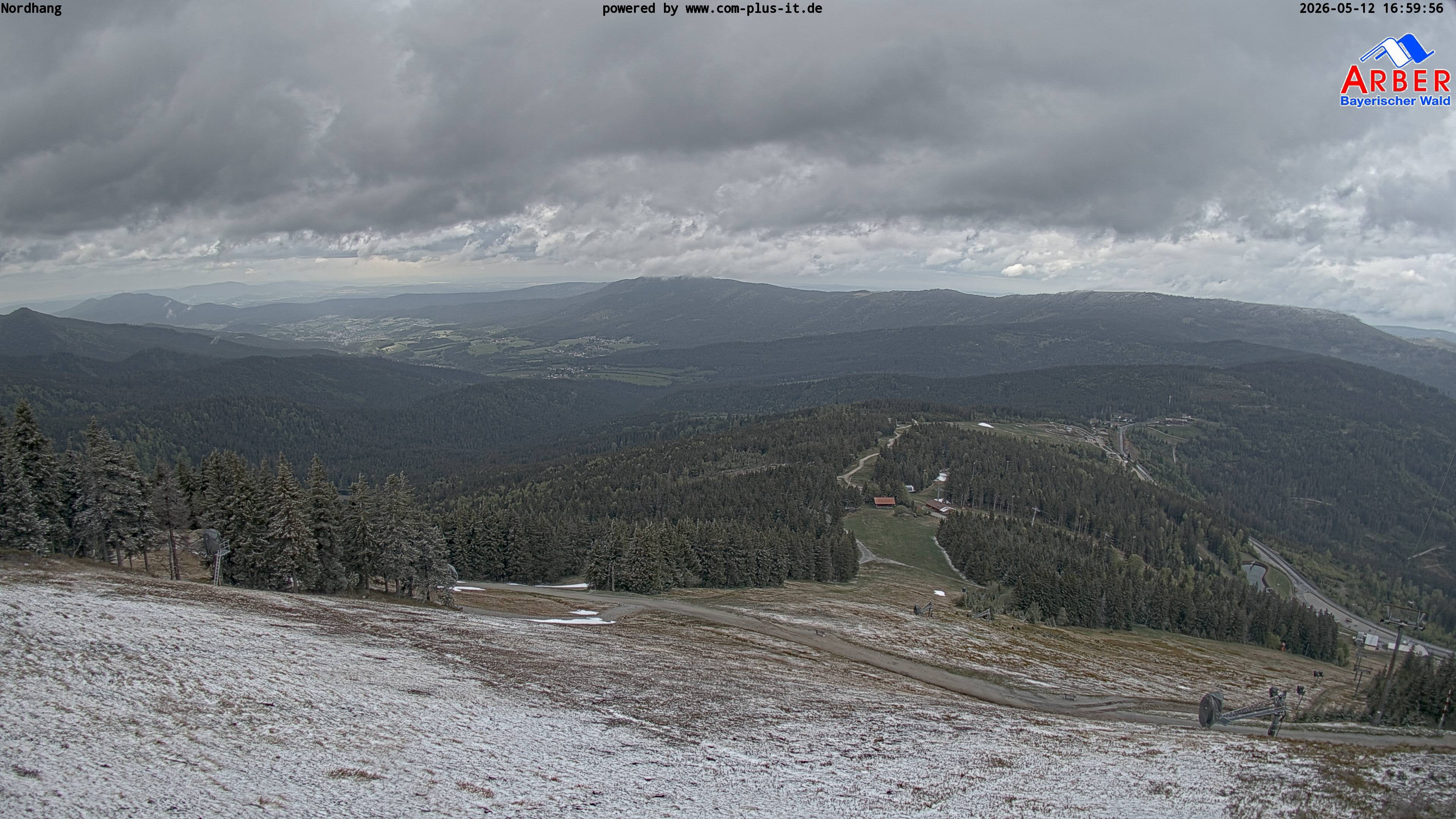 Archiv Foto Webcam Großer Arber Blick nach Nordwesten