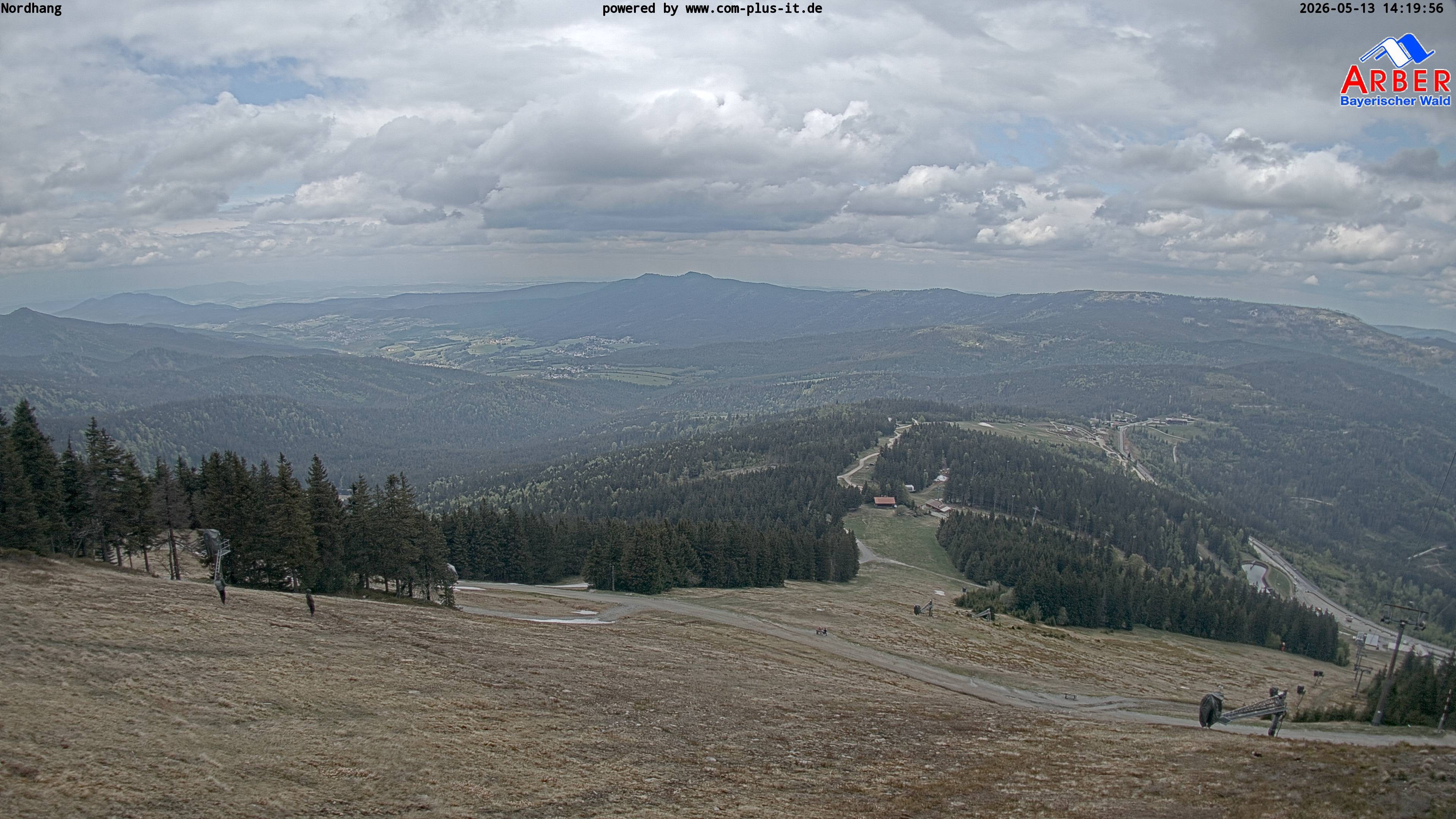 Archiv Foto Webcam Großer Arber Blick nach Nordwesten