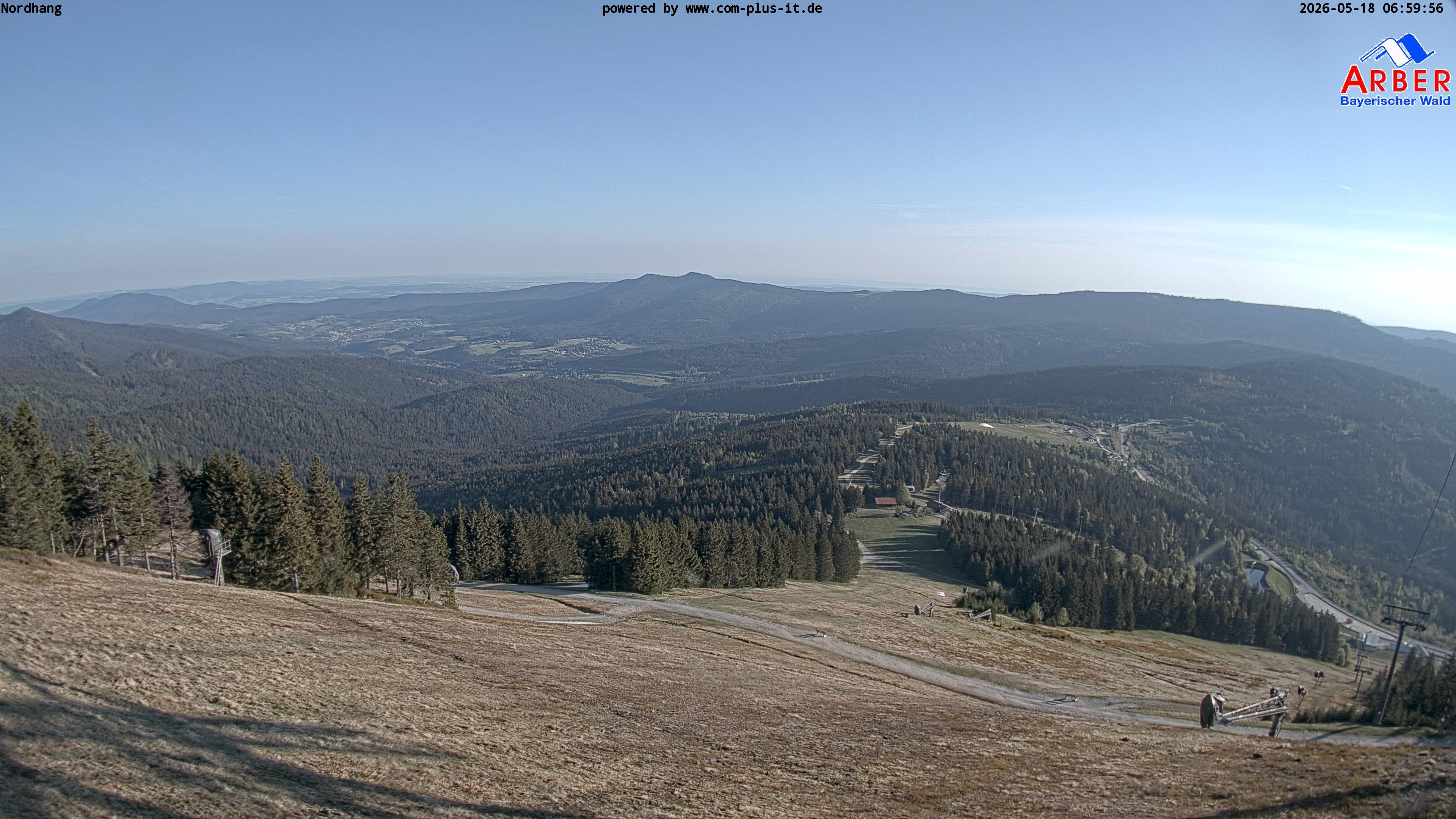 Archived image Webcam View from the Großer Arber