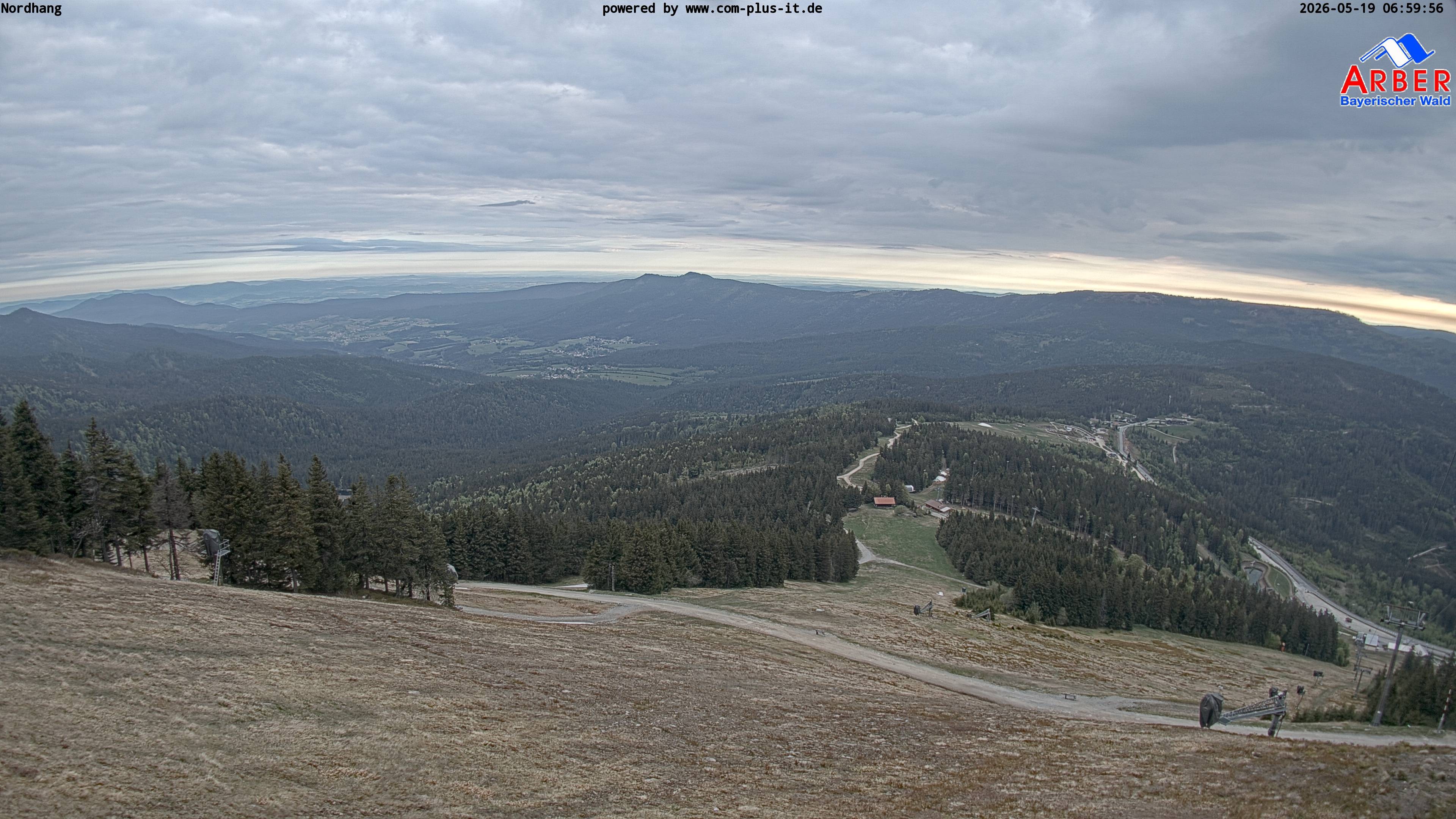 Archiv Foto Webcam Großer Arber Blick nach Nordwesten