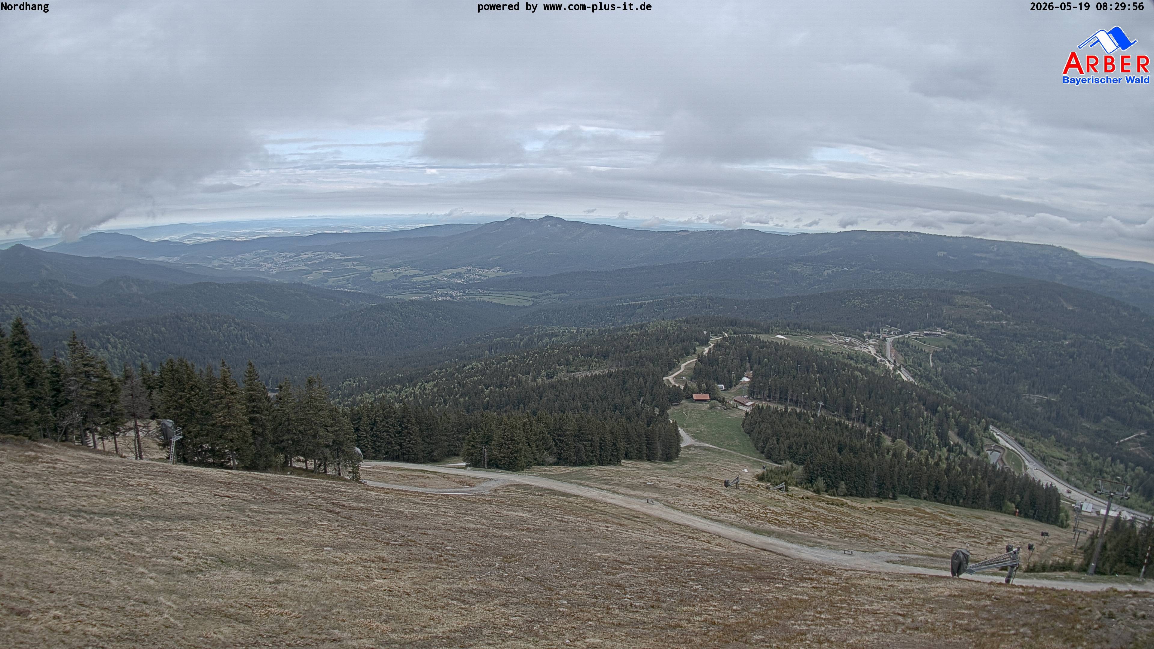 Archiv Foto Webcam Großer Arber Blick nach Nordwesten