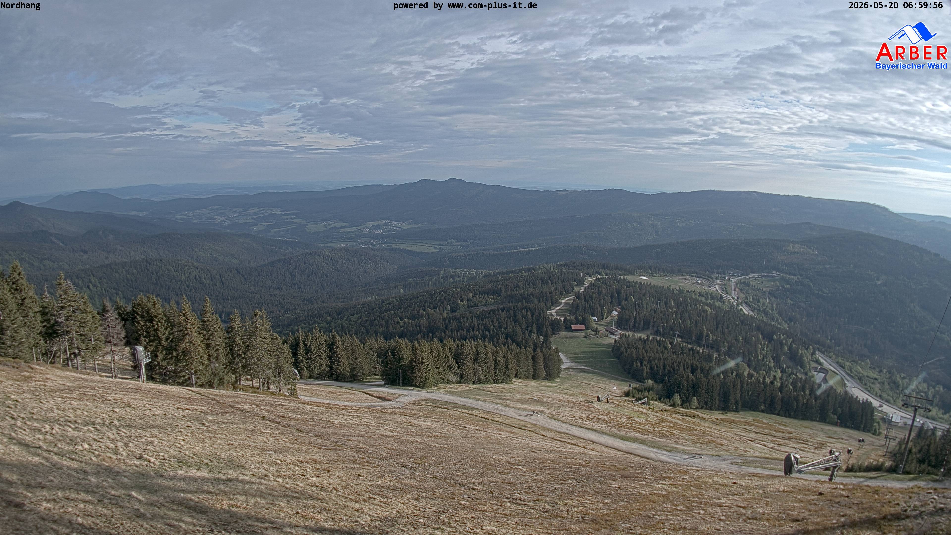 Archived image Webcam View from the Großer Arber