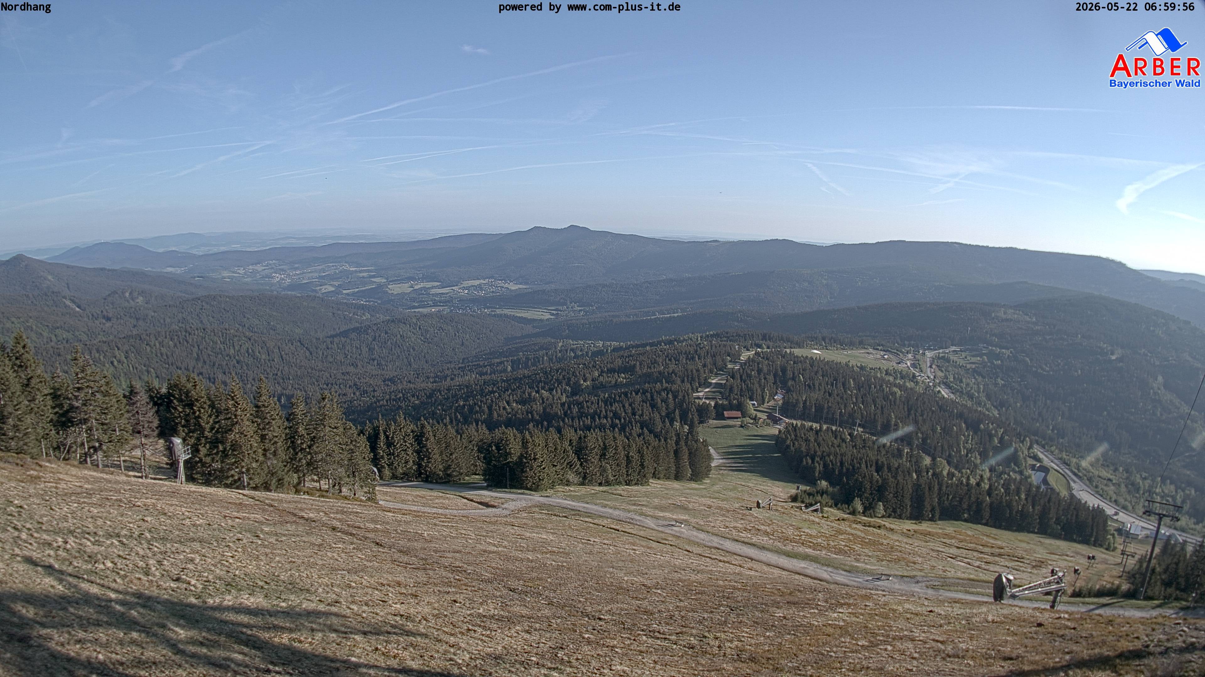 Archiv Foto Webcam Großer Arber Blick nach Nordwesten