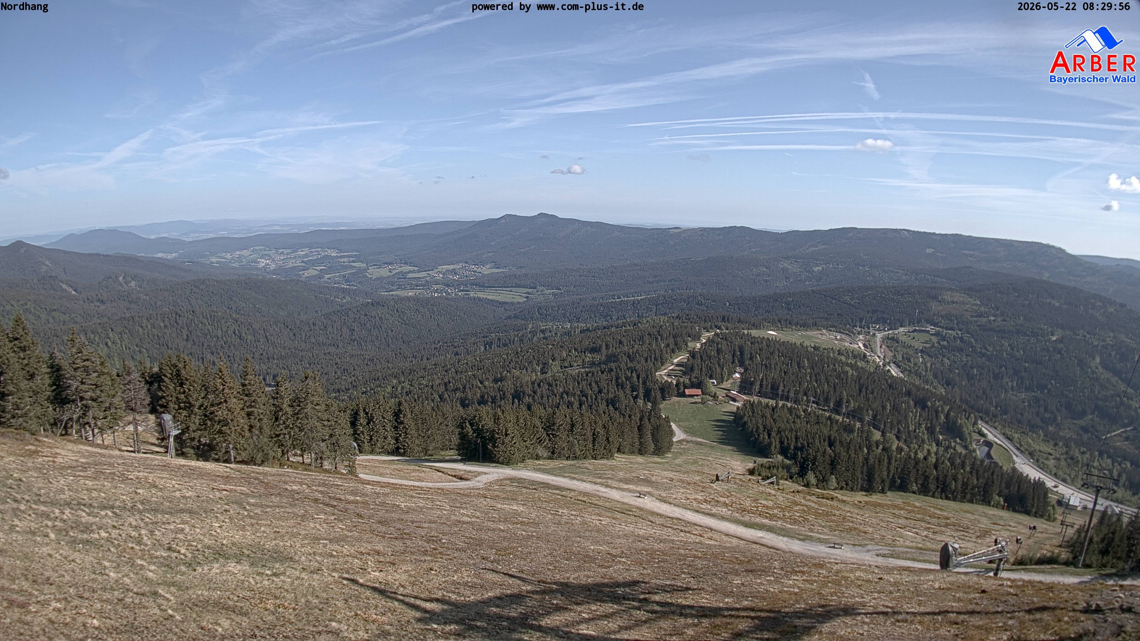 Archiv Foto Webcam Großer Arber Blick nach Nordwesten
