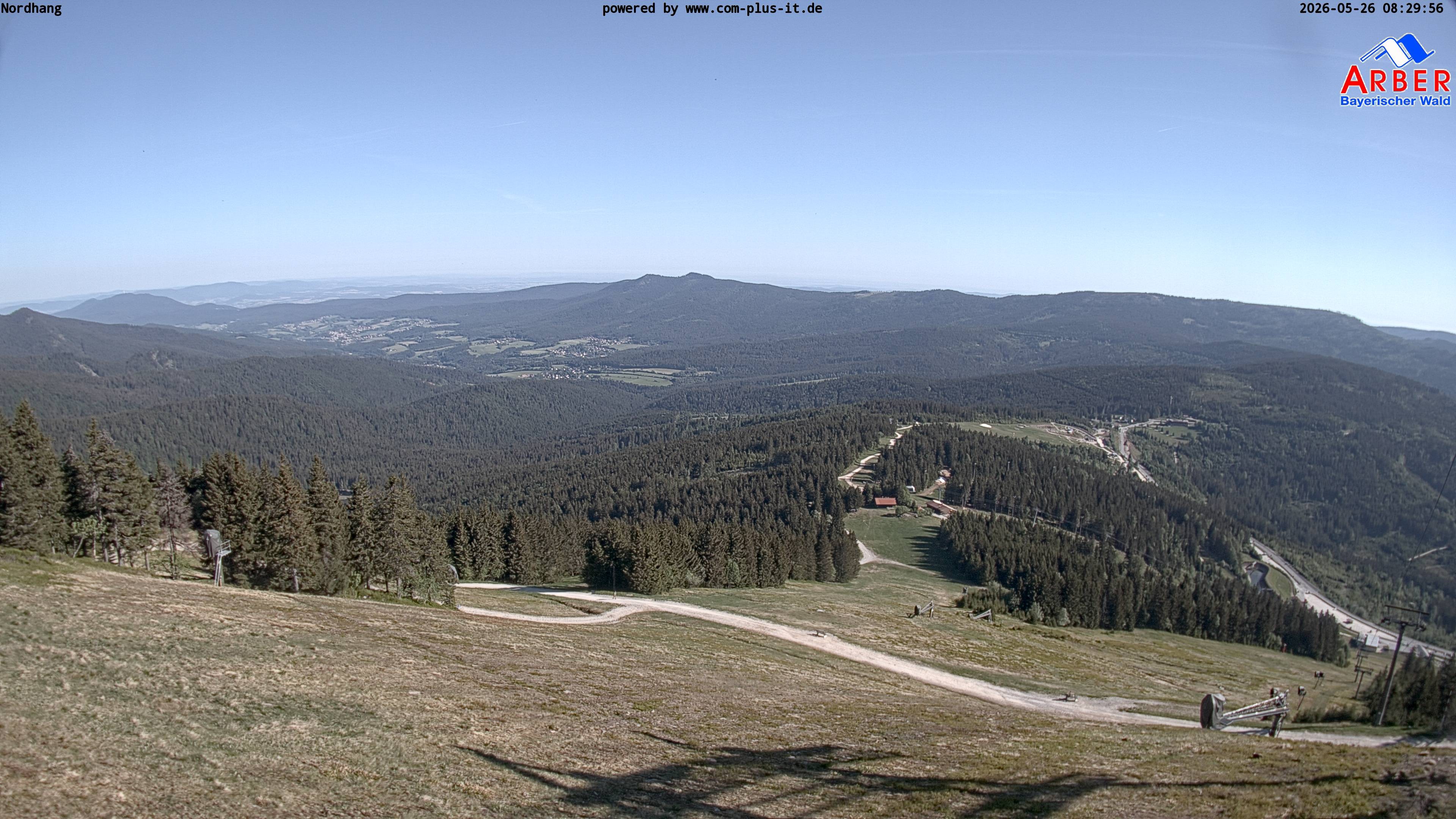 Archiv Foto Webcam Großer Arber Blick nach Nordwesten