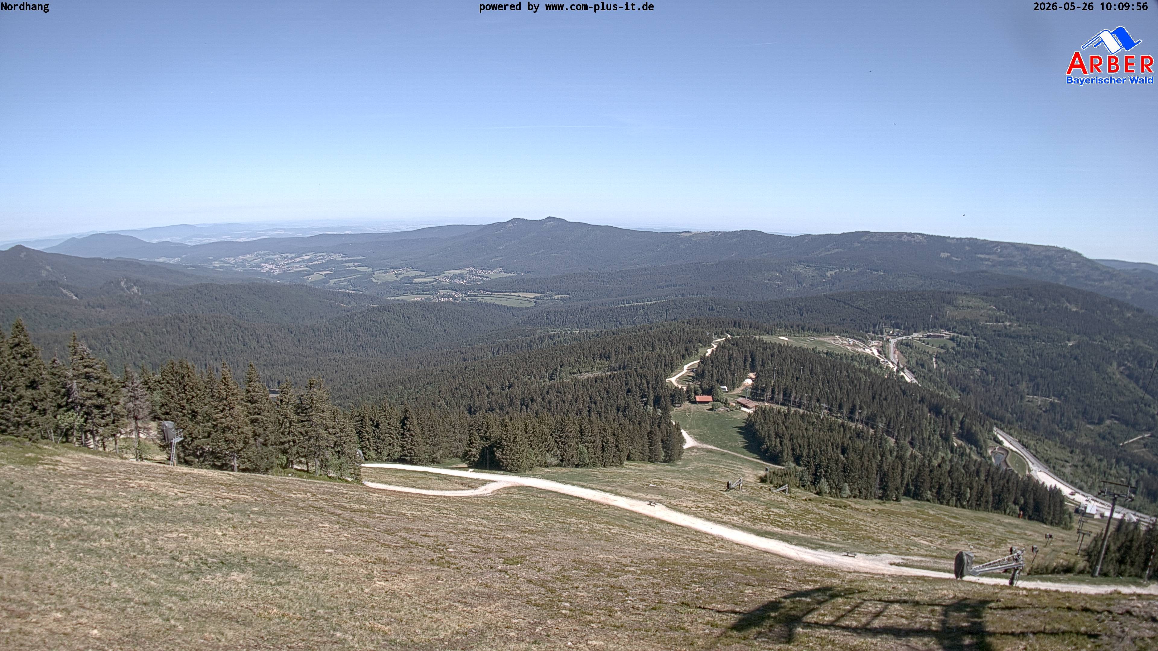 Archiv Foto Webcam Großer Arber Blick nach Nordwesten