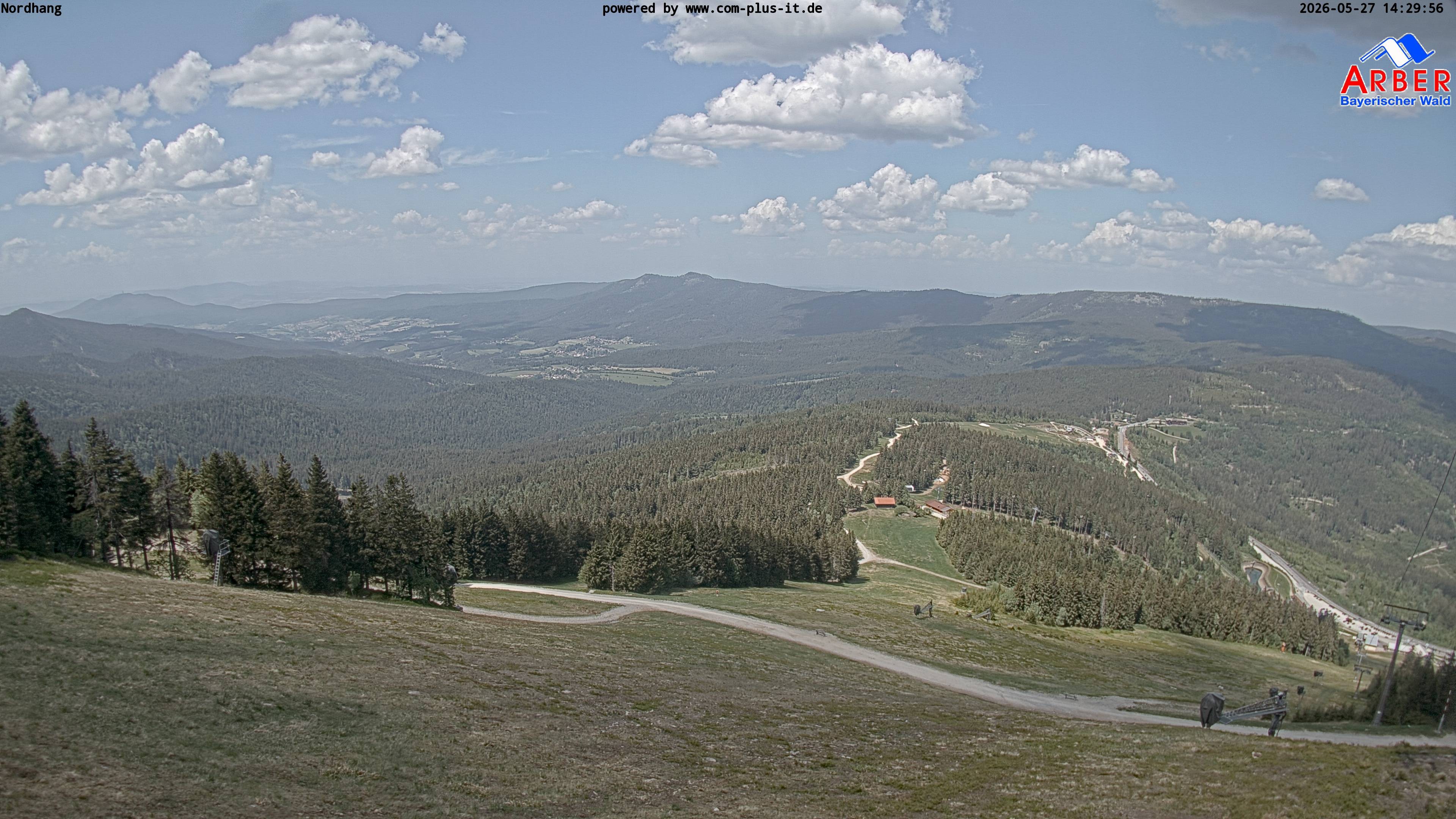 Archiv Foto Webcam Großer Arber Blick nach Nordwesten