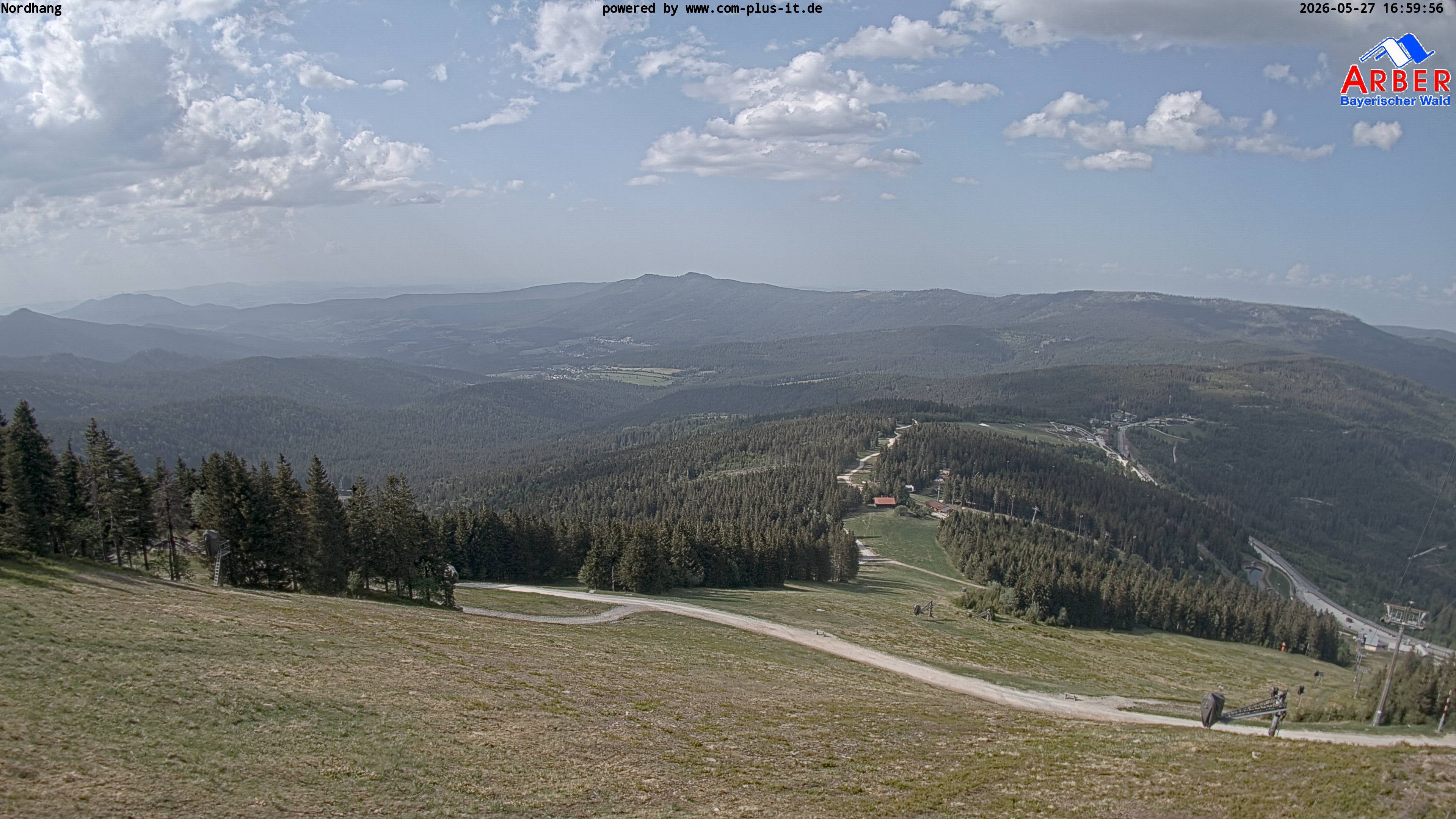 Archiv Foto Webcam Großer Arber Blick nach Nordwesten