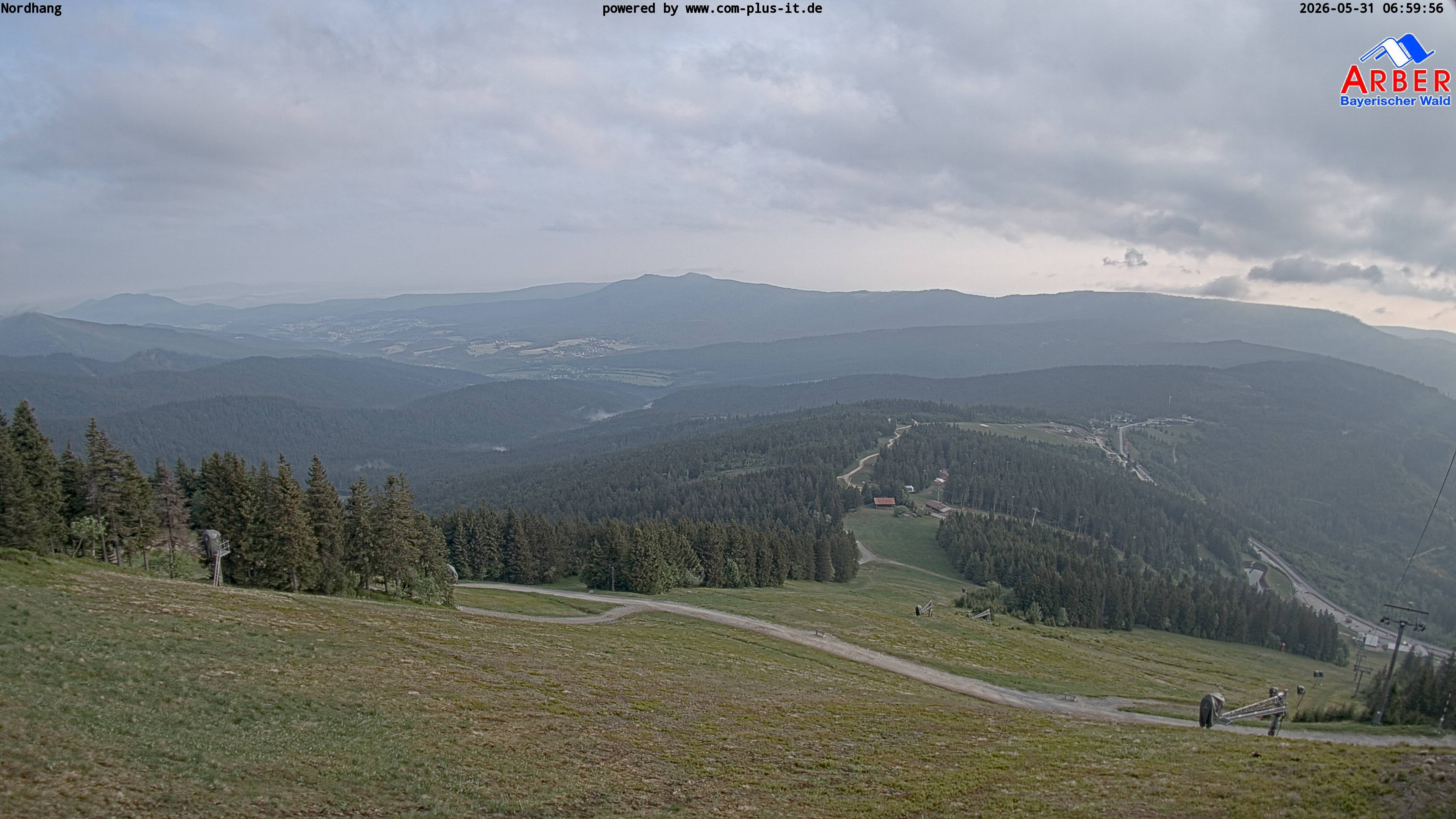 Archiv Foto Webcam Großer Arber Blick nach Nordwesten