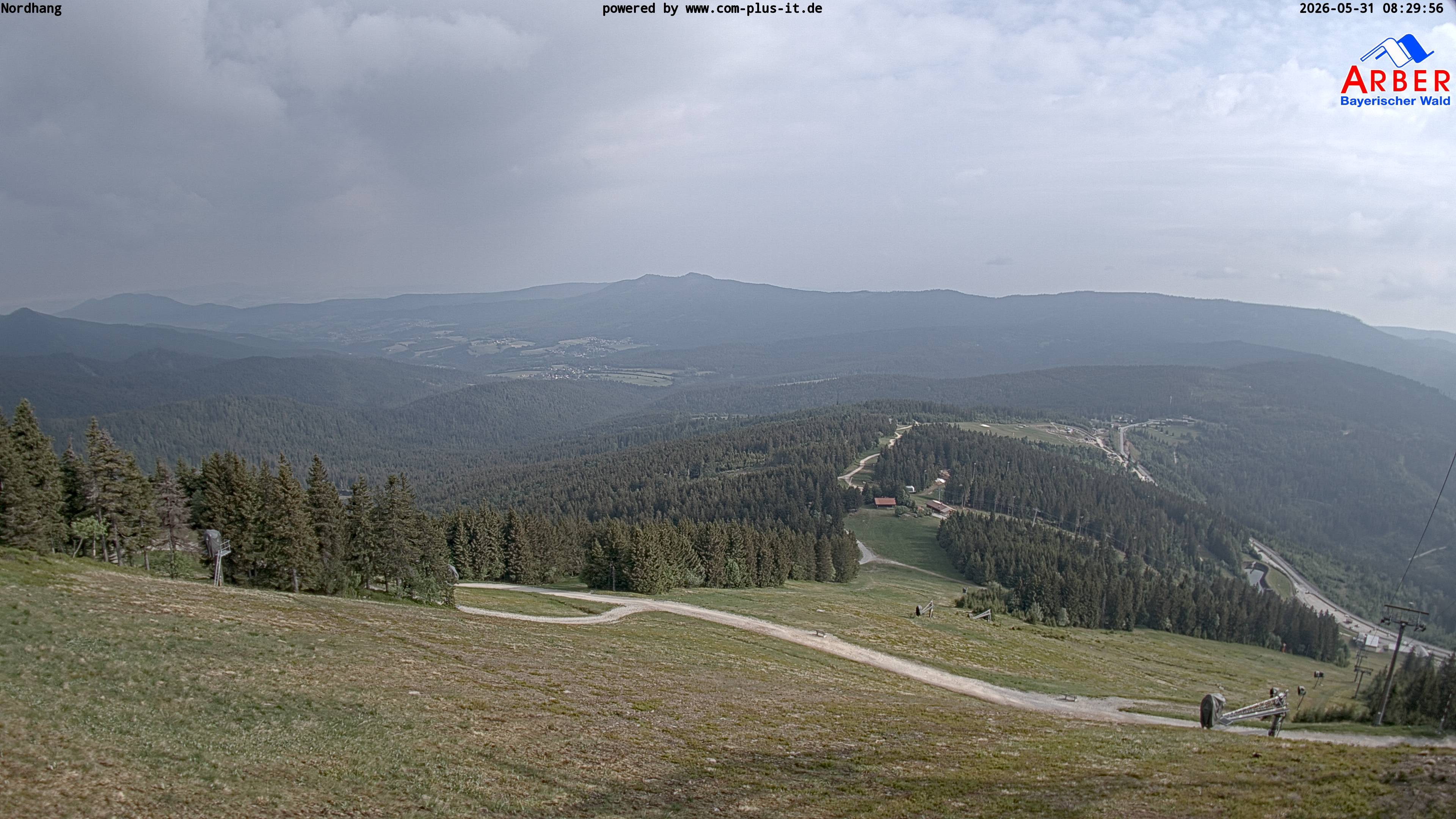 Archiv Foto Webcam Großer Arber Blick nach Nordwesten