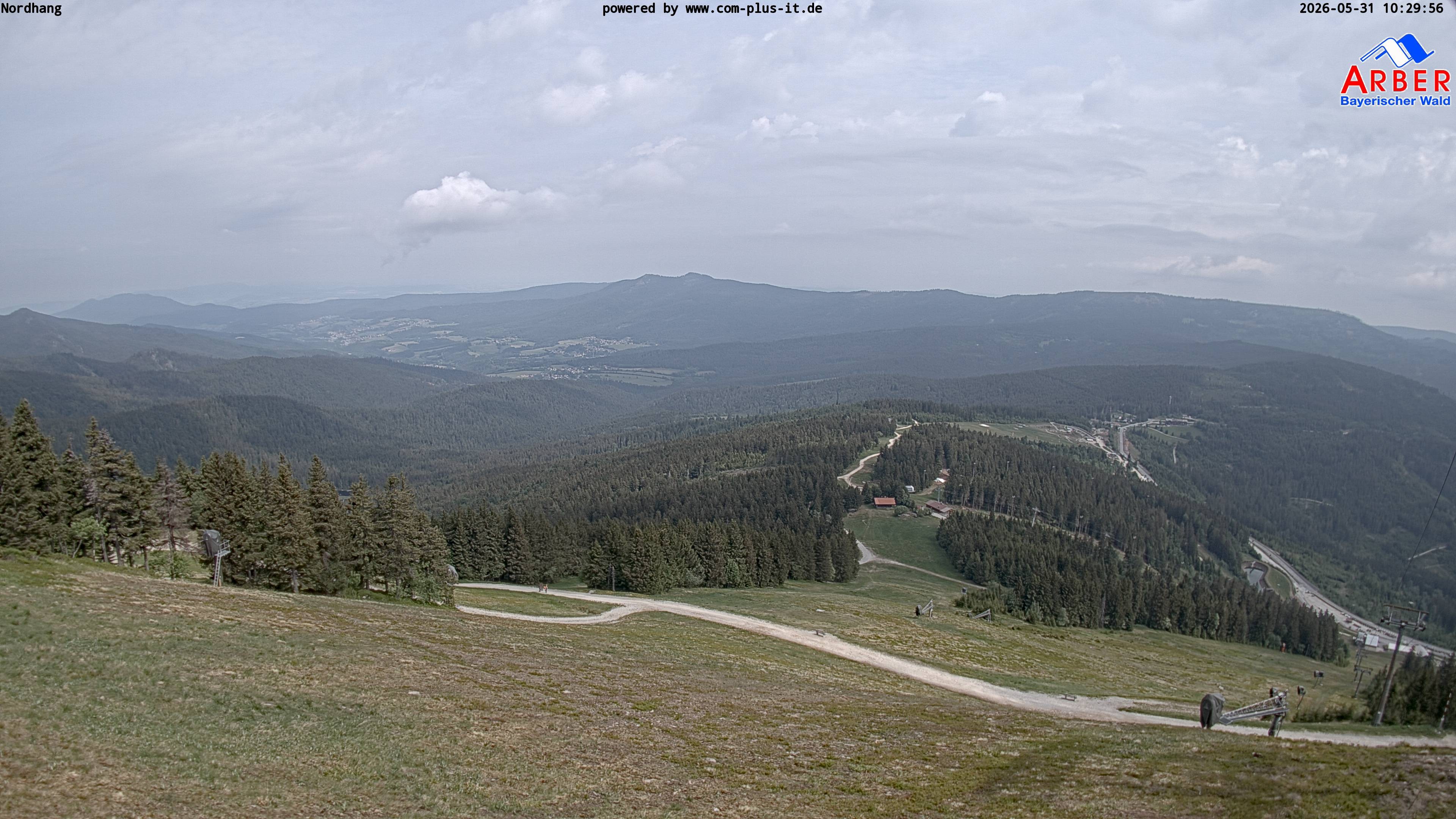 Archiv Foto Webcam Großer Arber Blick nach Nordwesten