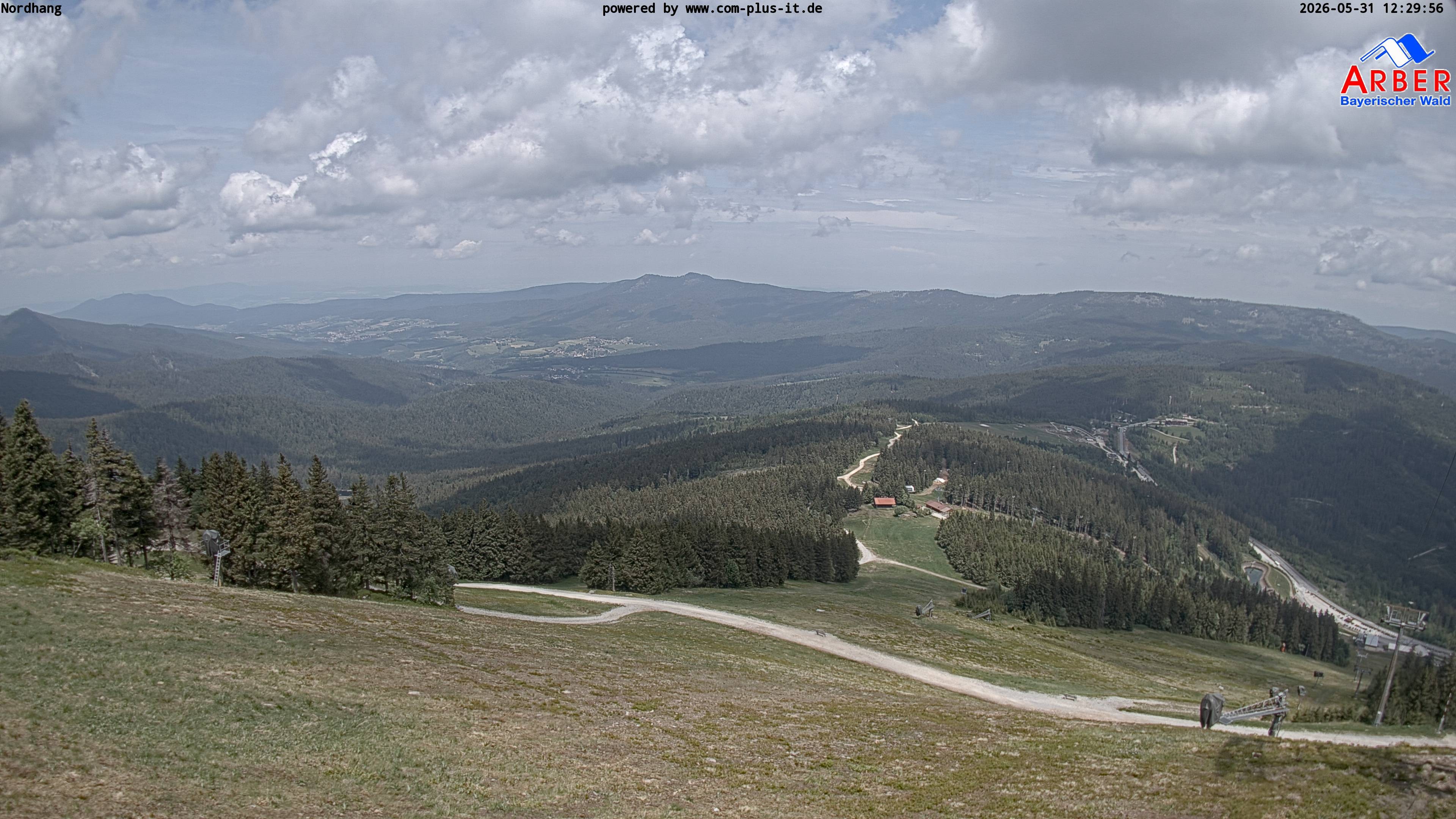 Archiv Foto Webcam Großer Arber Blick nach Nordwesten