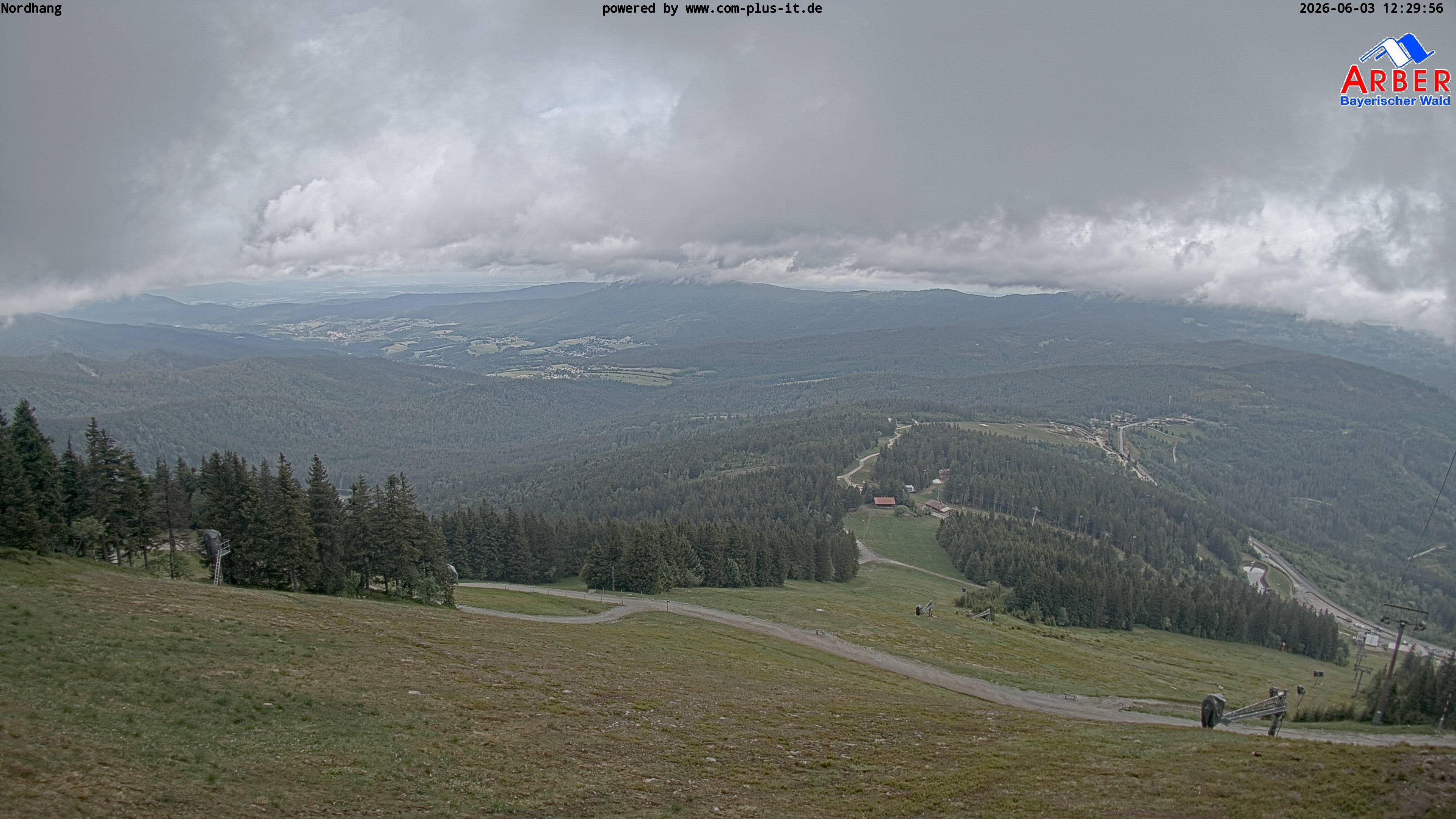 Archiv Foto Webcam Großer Arber Blick nach Nordwesten