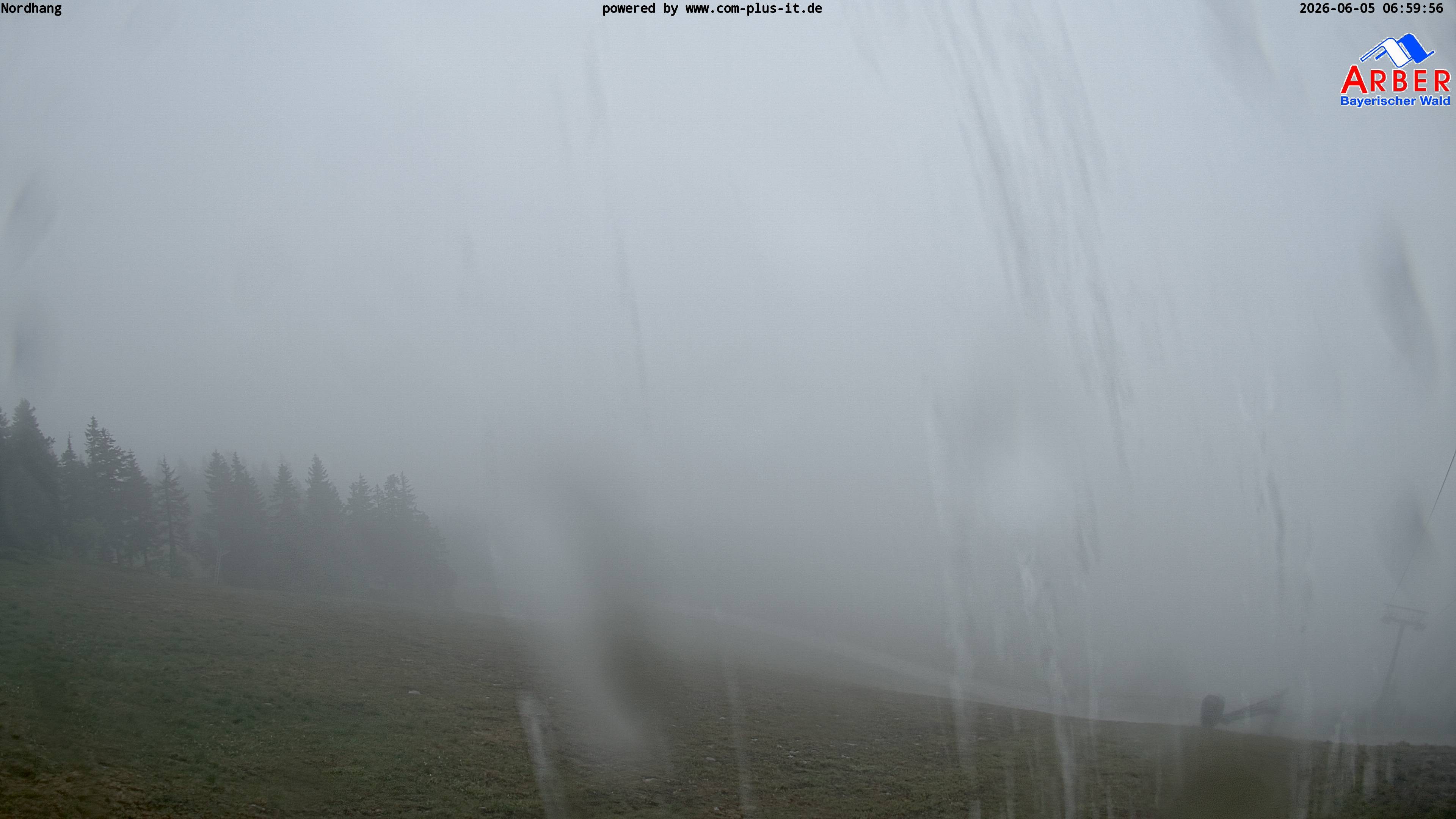 Archived image Webcam View from the Großer Arber