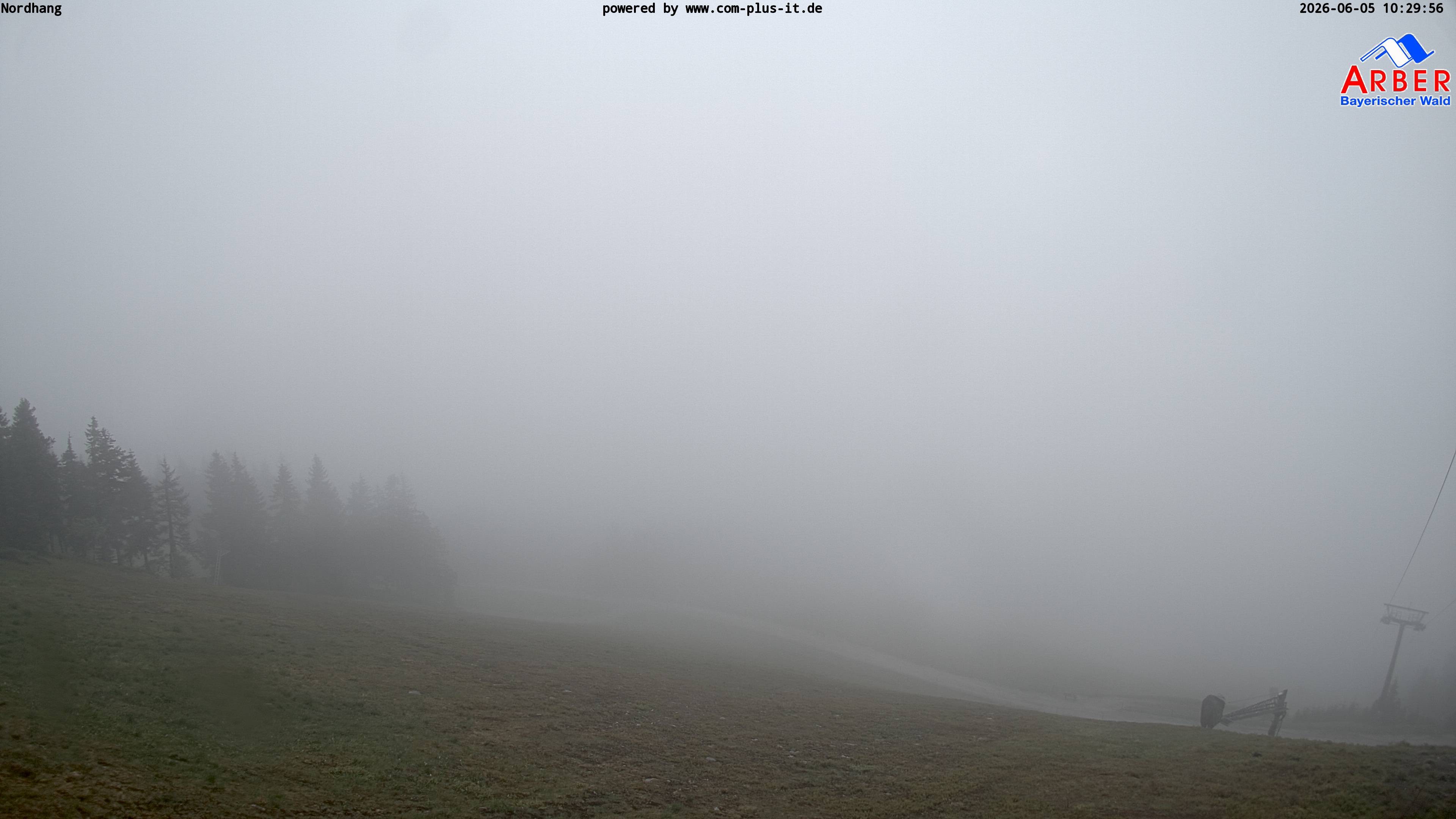 Archived image Webcam View from the Großer Arber