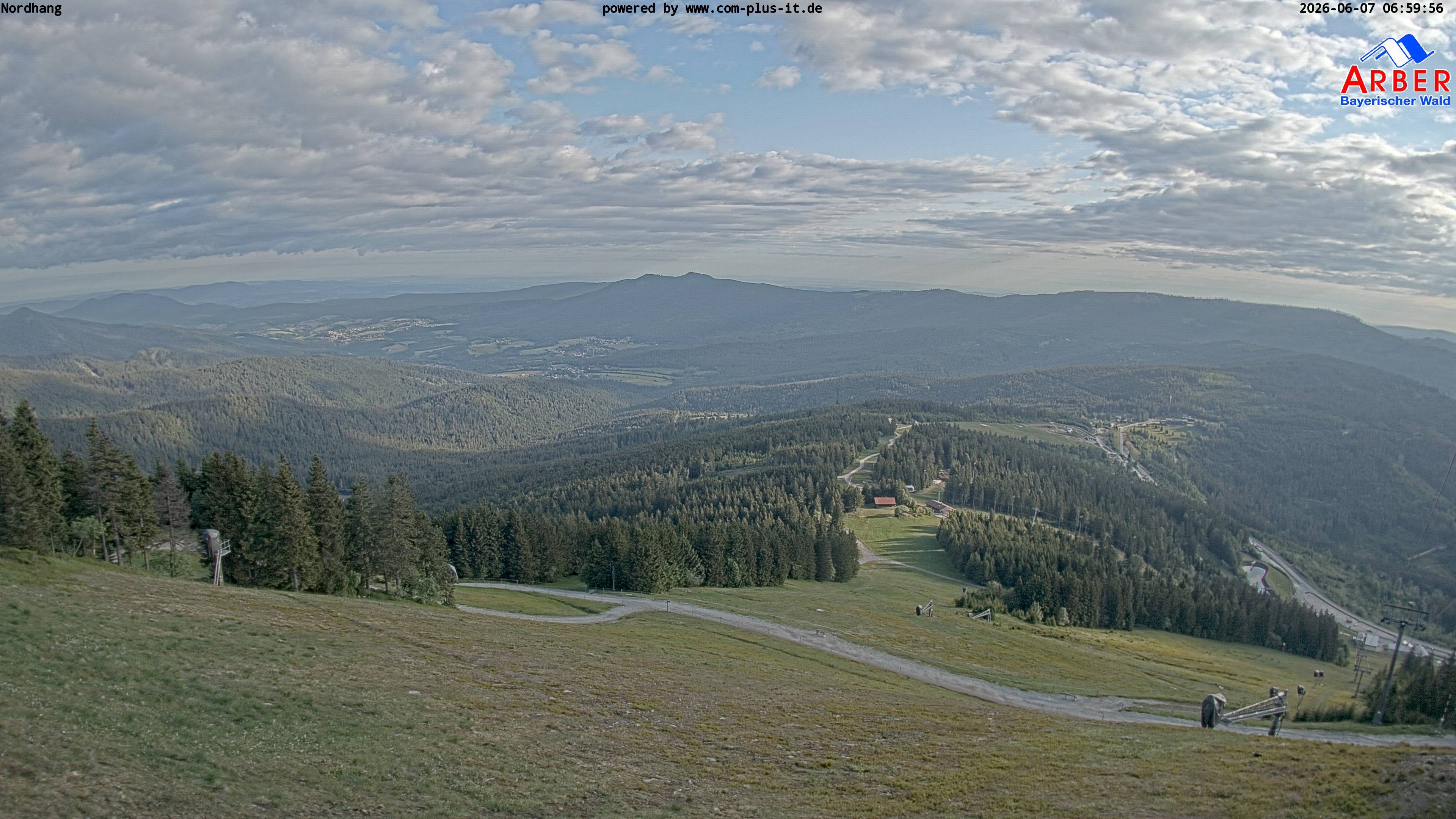 Archiv Foto Webcam Großer Arber Blick nach Nordwesten