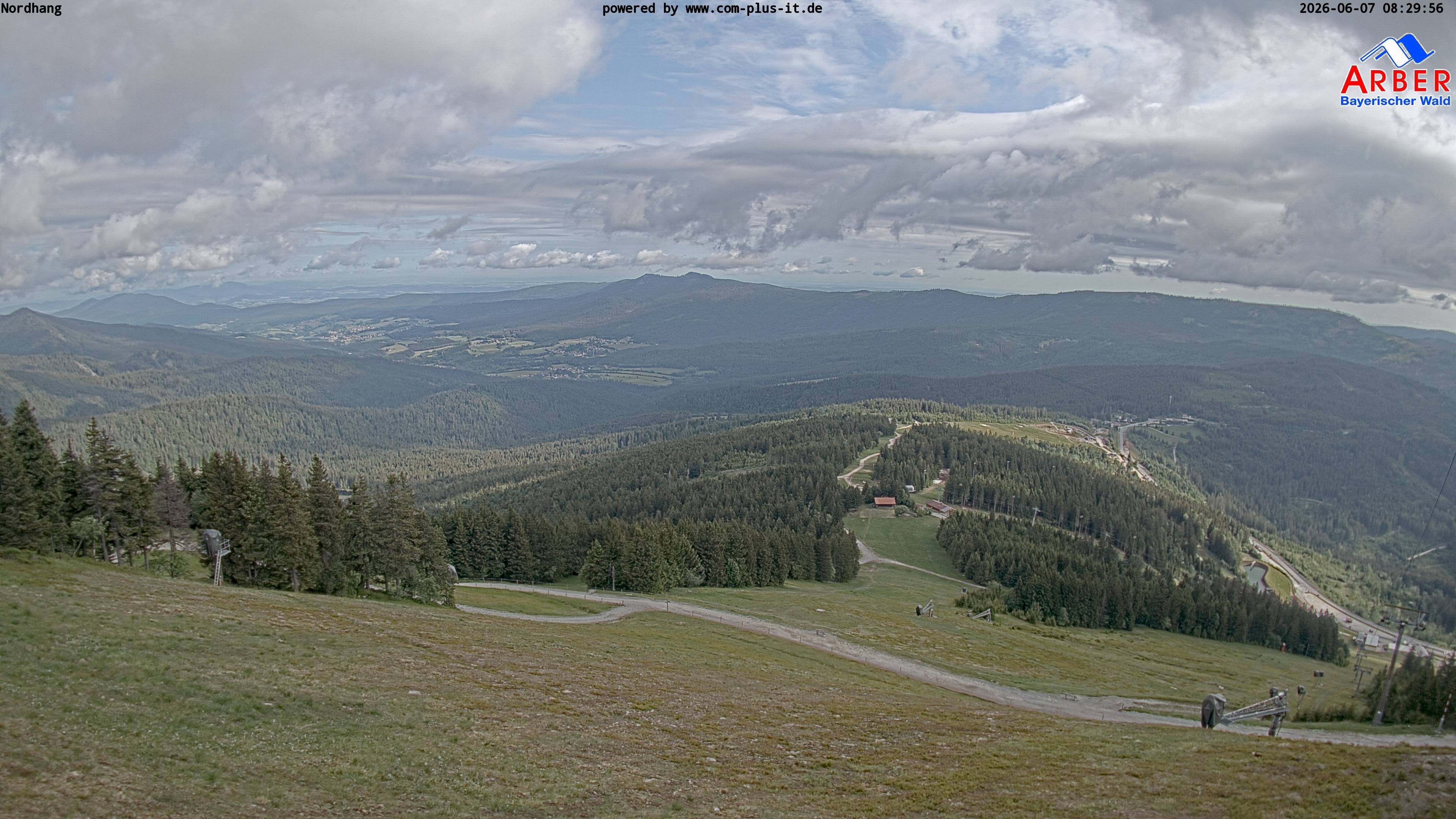 Archived image Webcam View from the Großer Arber