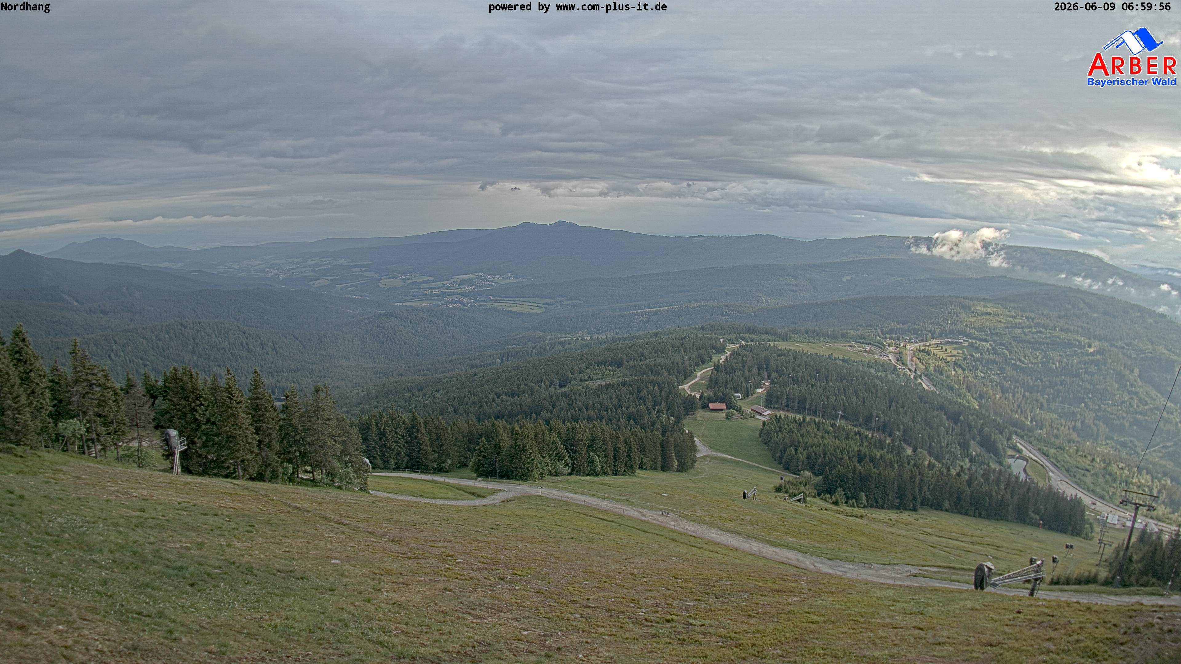 Archiv Foto Webcam Großer Arber Blick nach Nordwesten