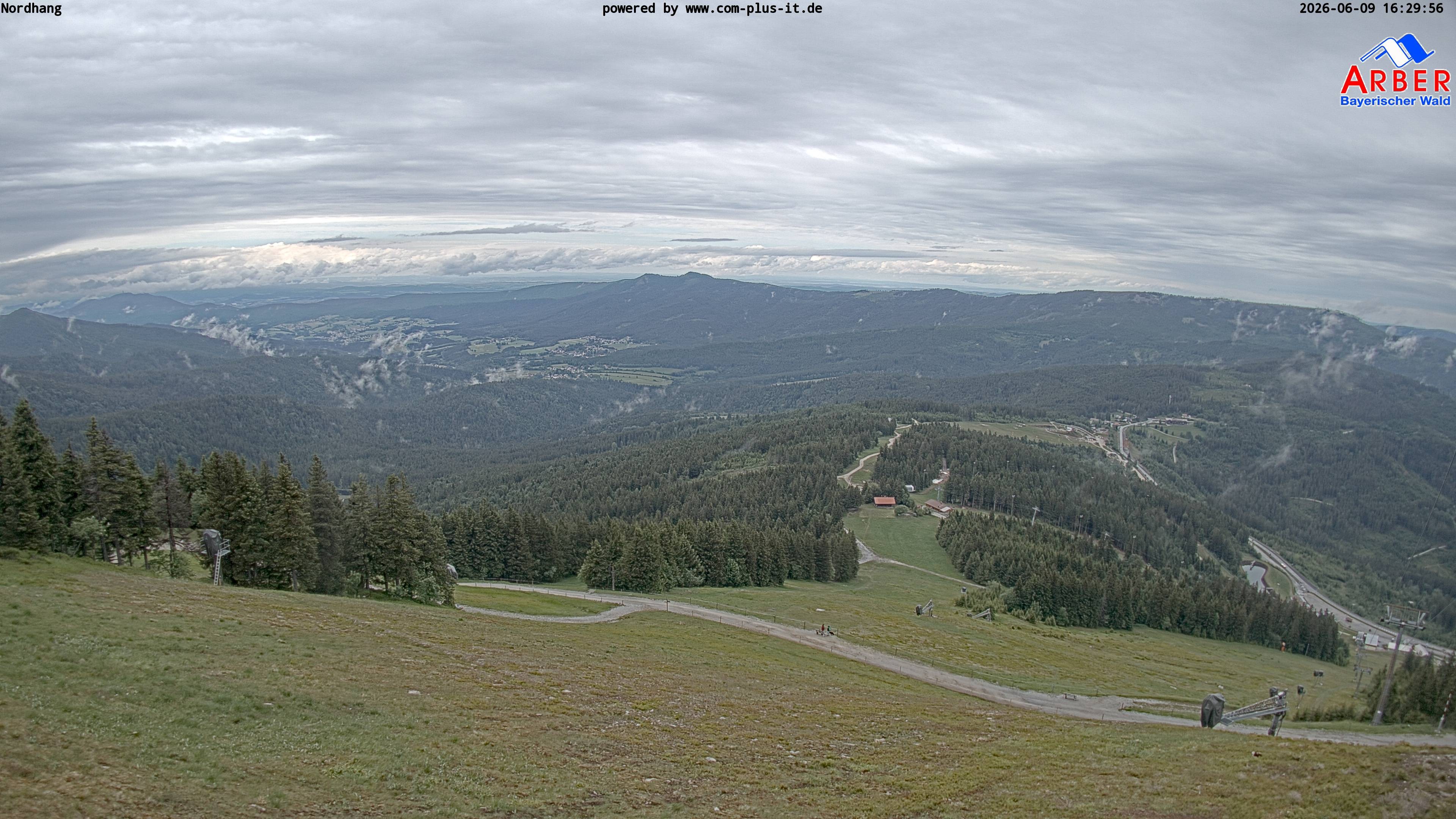 Archiv Foto Webcam Großer Arber Blick nach Nordwesten
