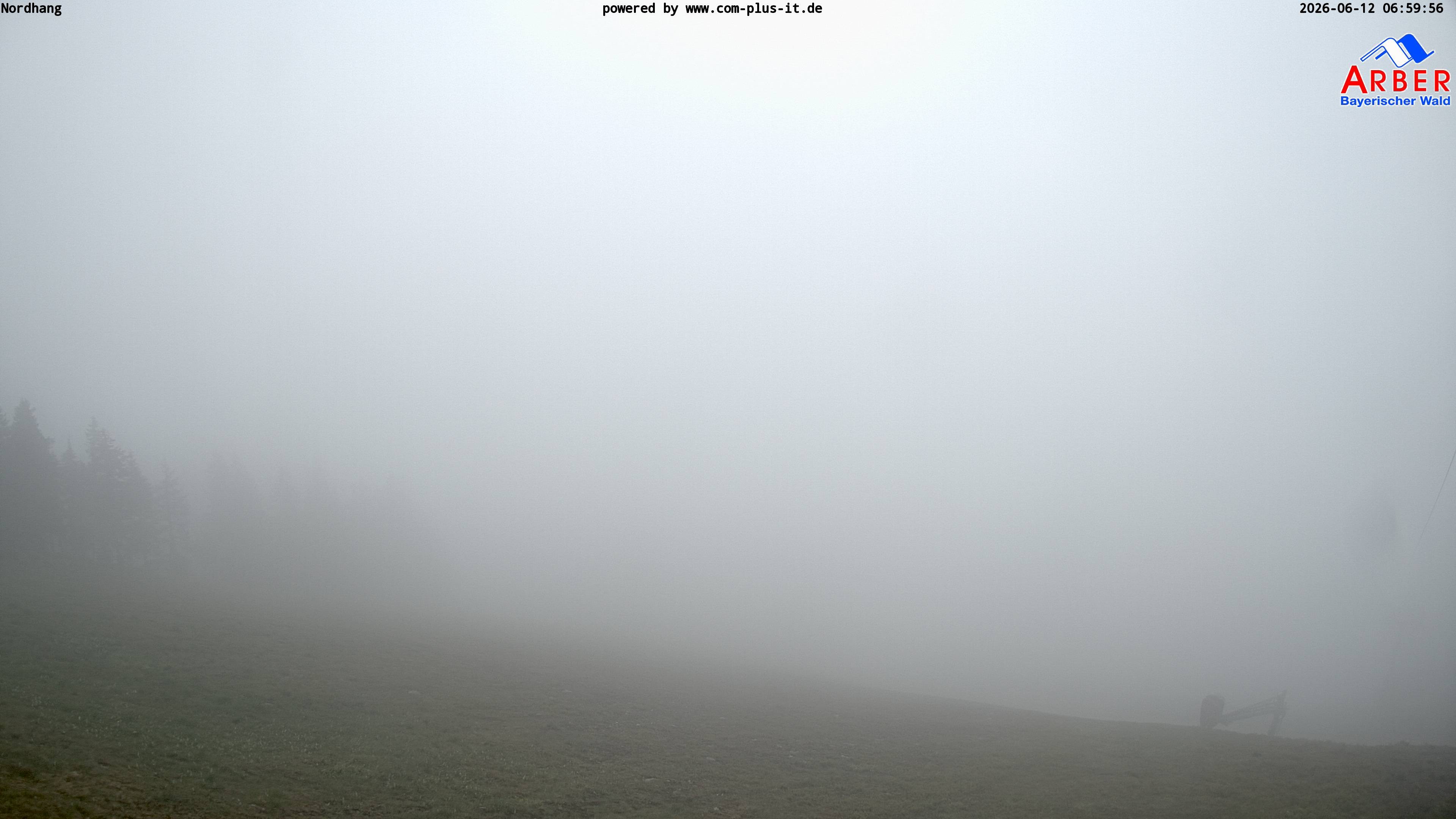 Archived image Webcam View from the Großer Arber