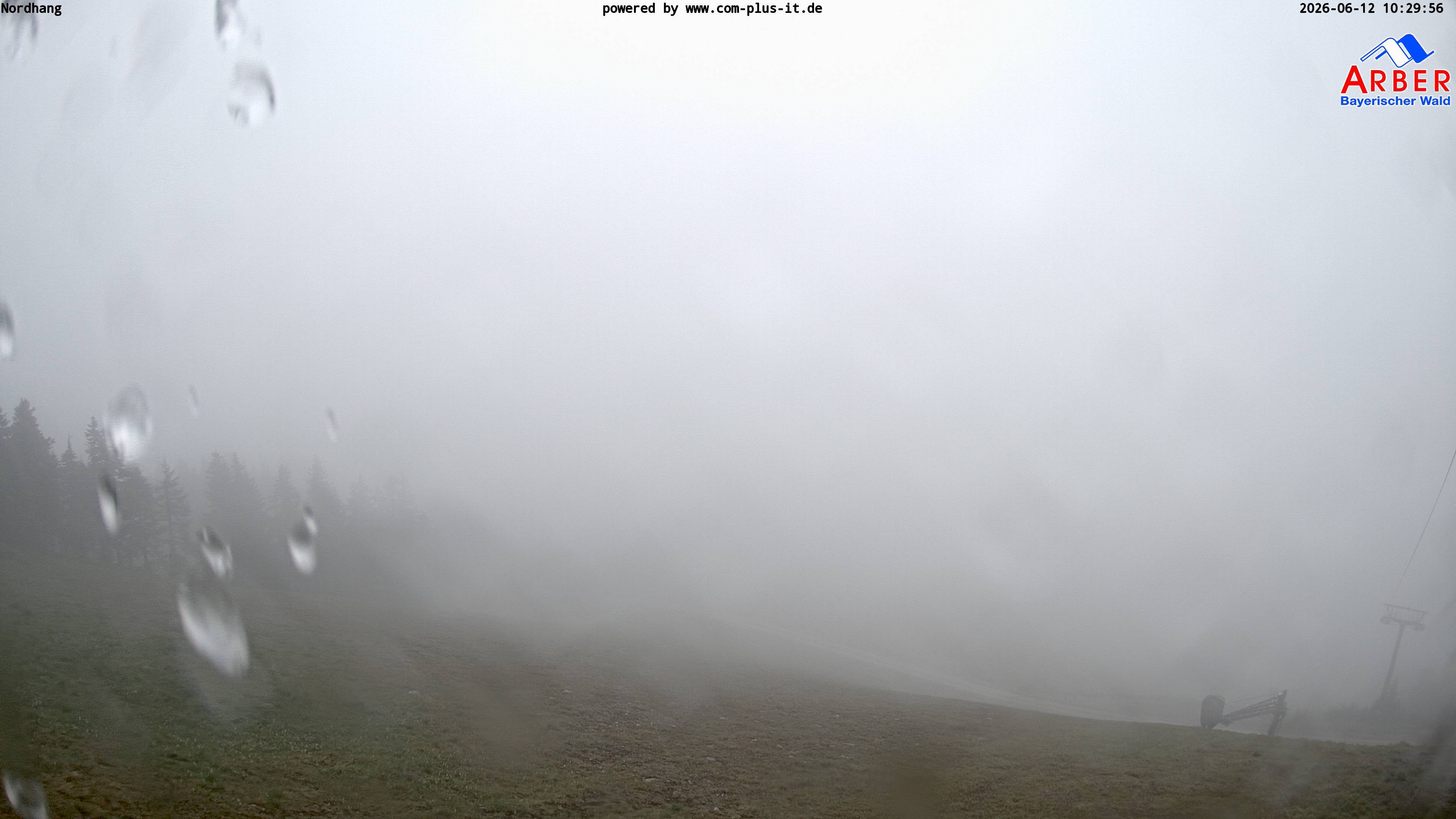 Archived image Webcam View from the Großer Arber