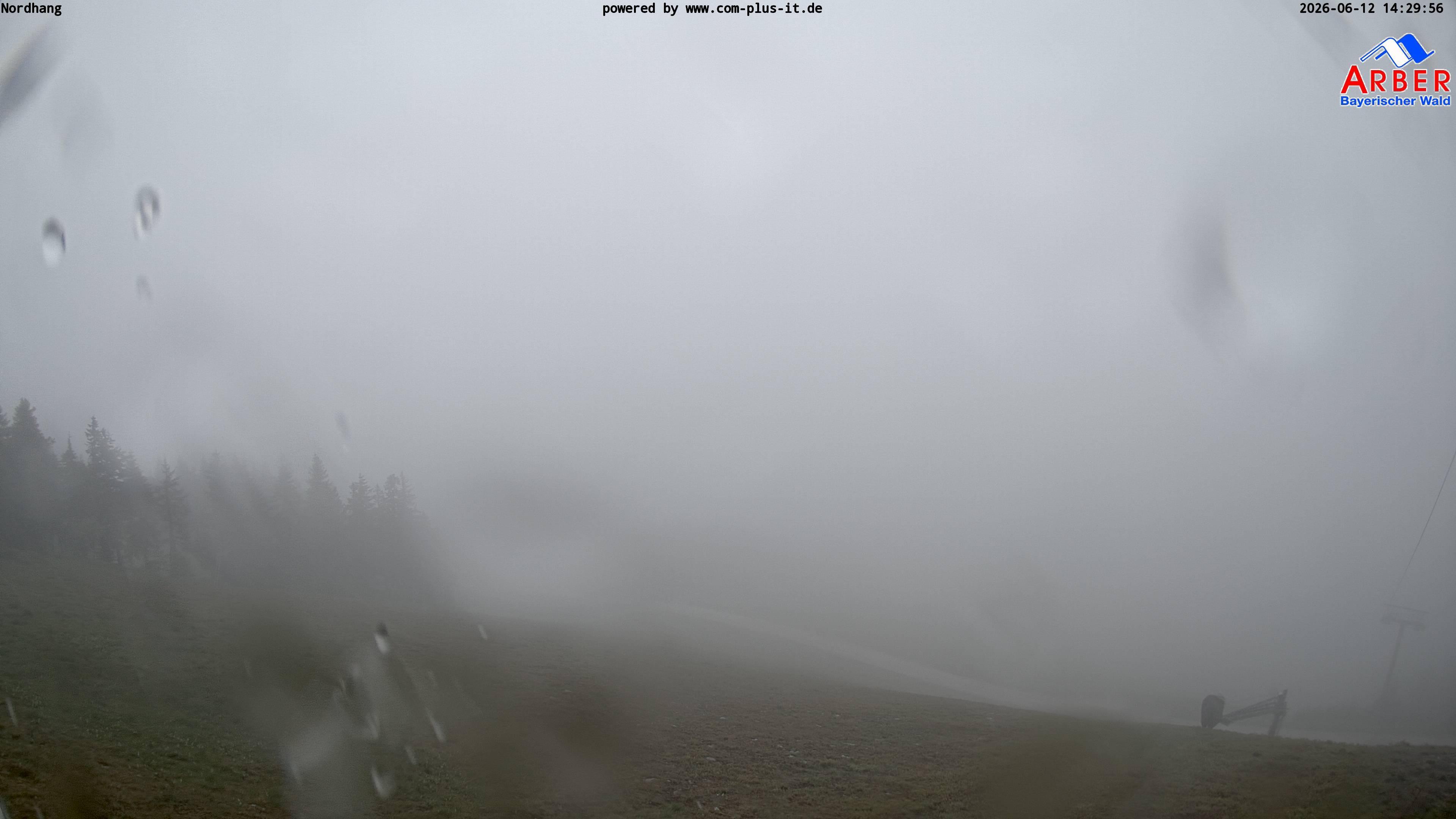 Archived image Webcam View from the Großer Arber