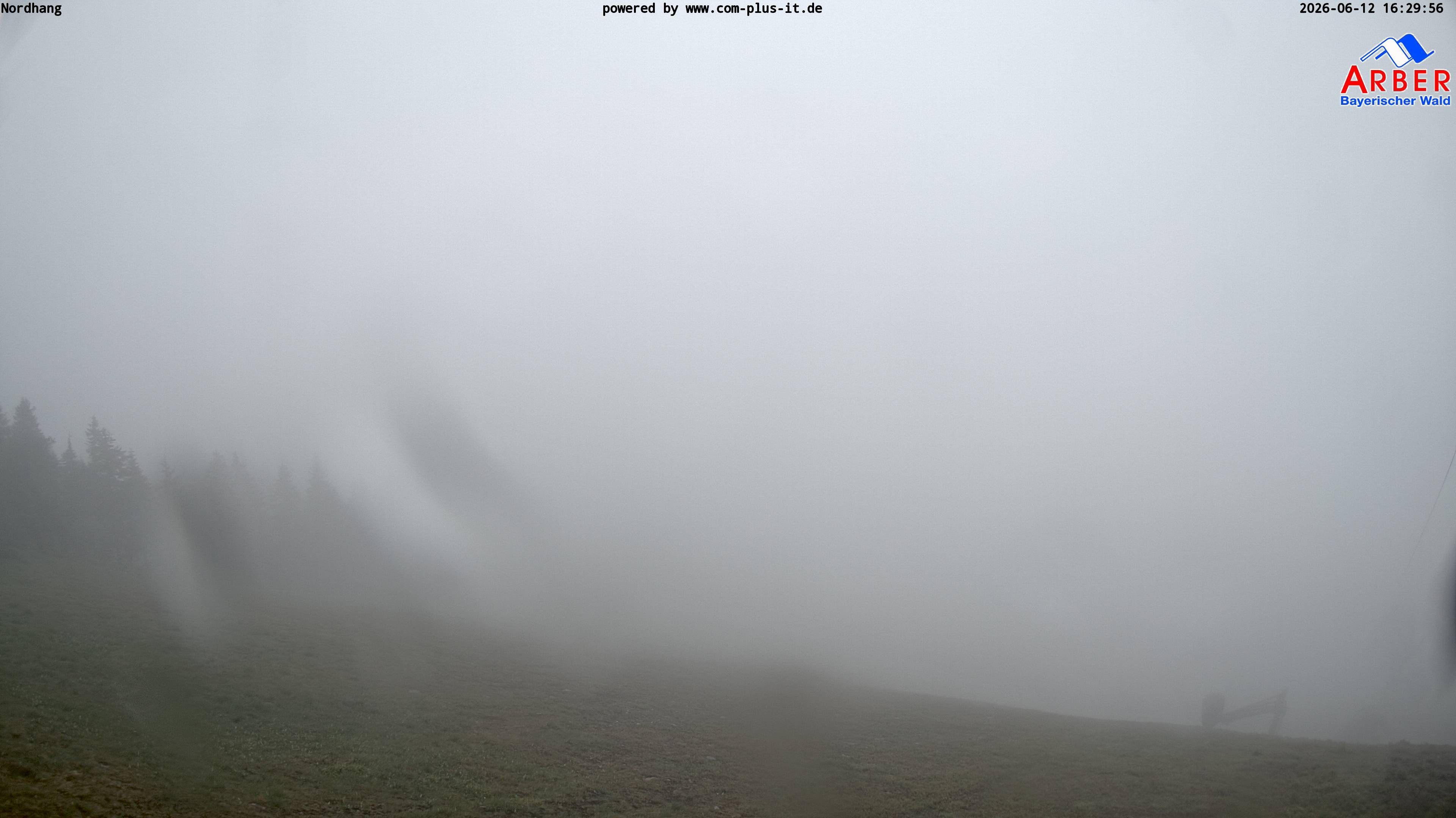 Archived image Webcam View from the Großer Arber