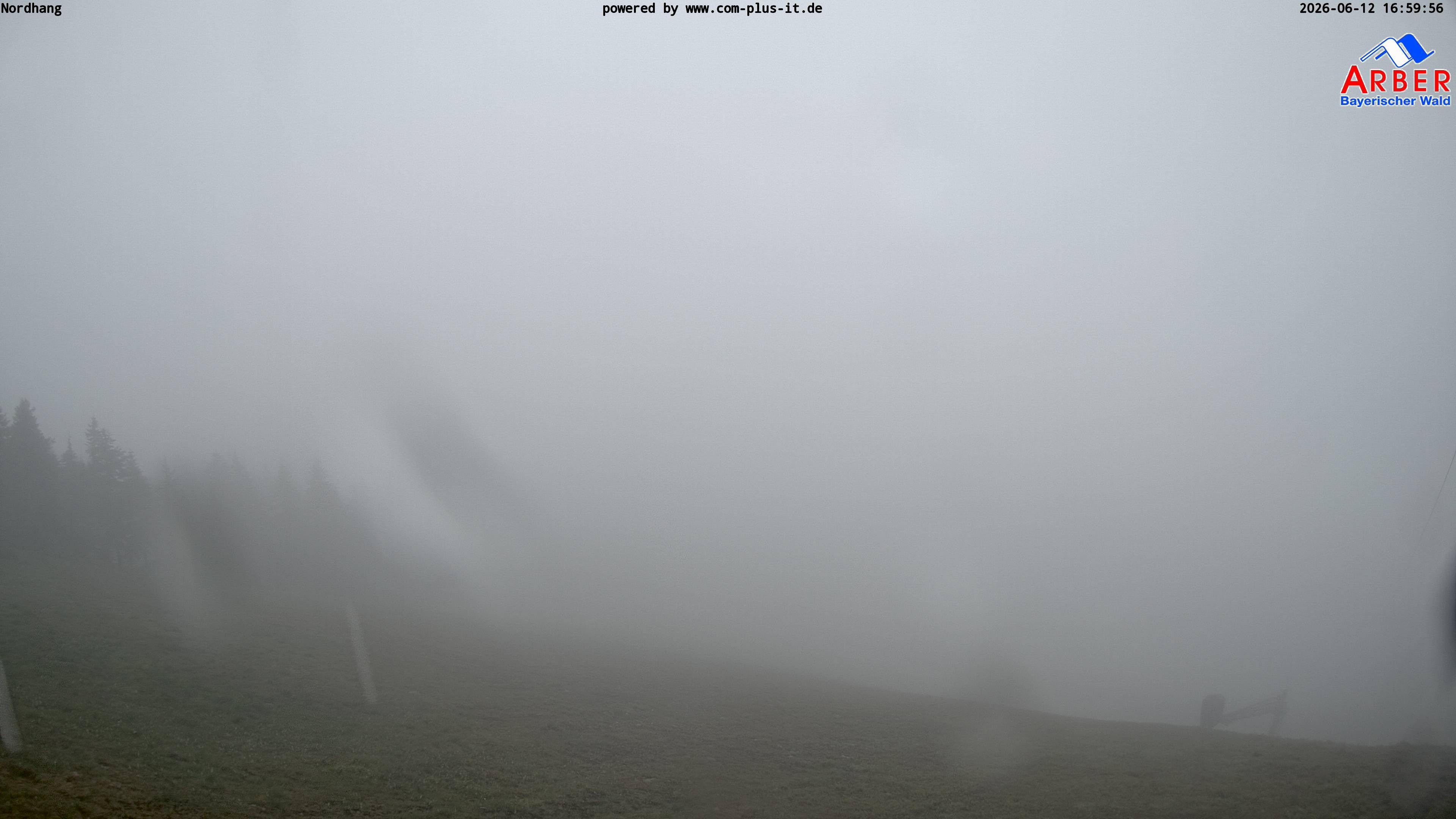 Archived image Webcam View from the Großer Arber