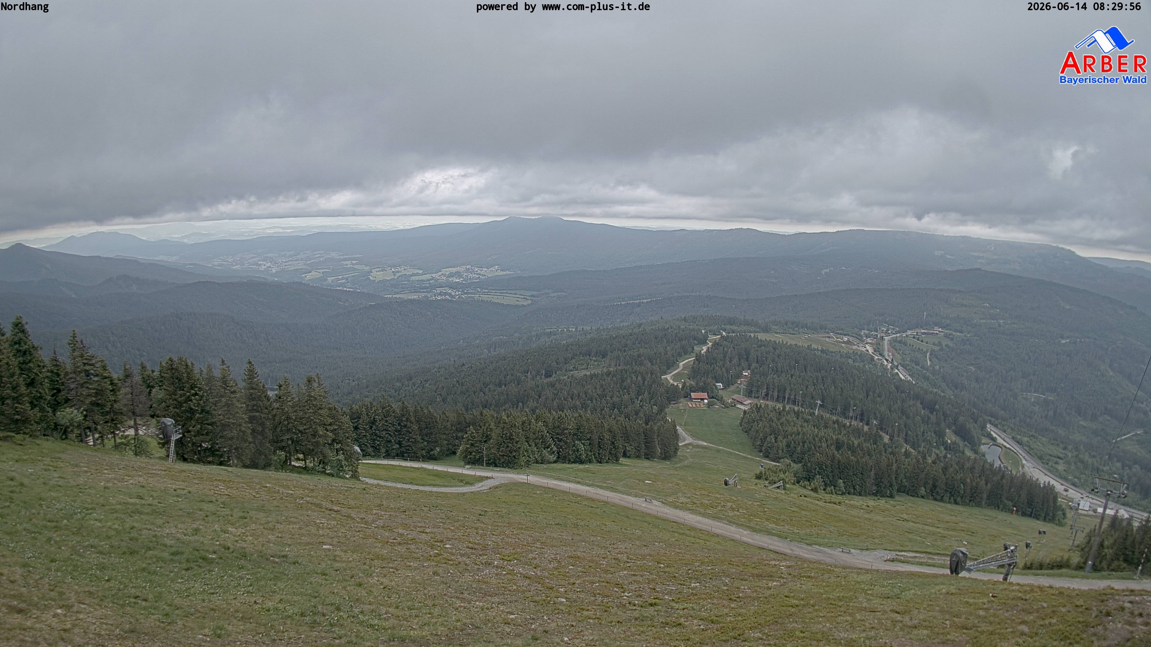 Archiv Foto Webcam Großer Arber Blick nach Nordwesten