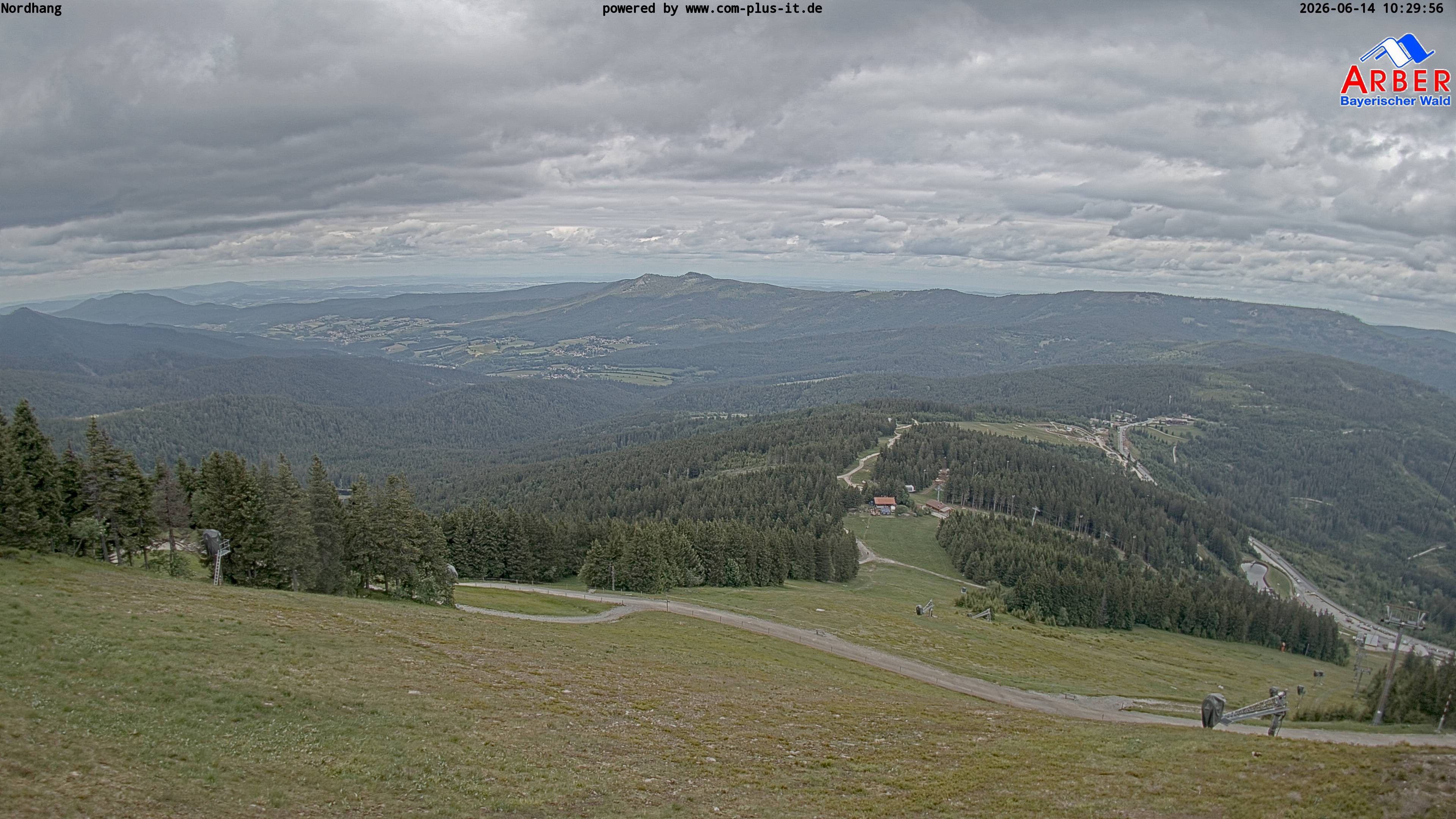 Archiv Foto Webcam Großer Arber Blick nach Nordwesten