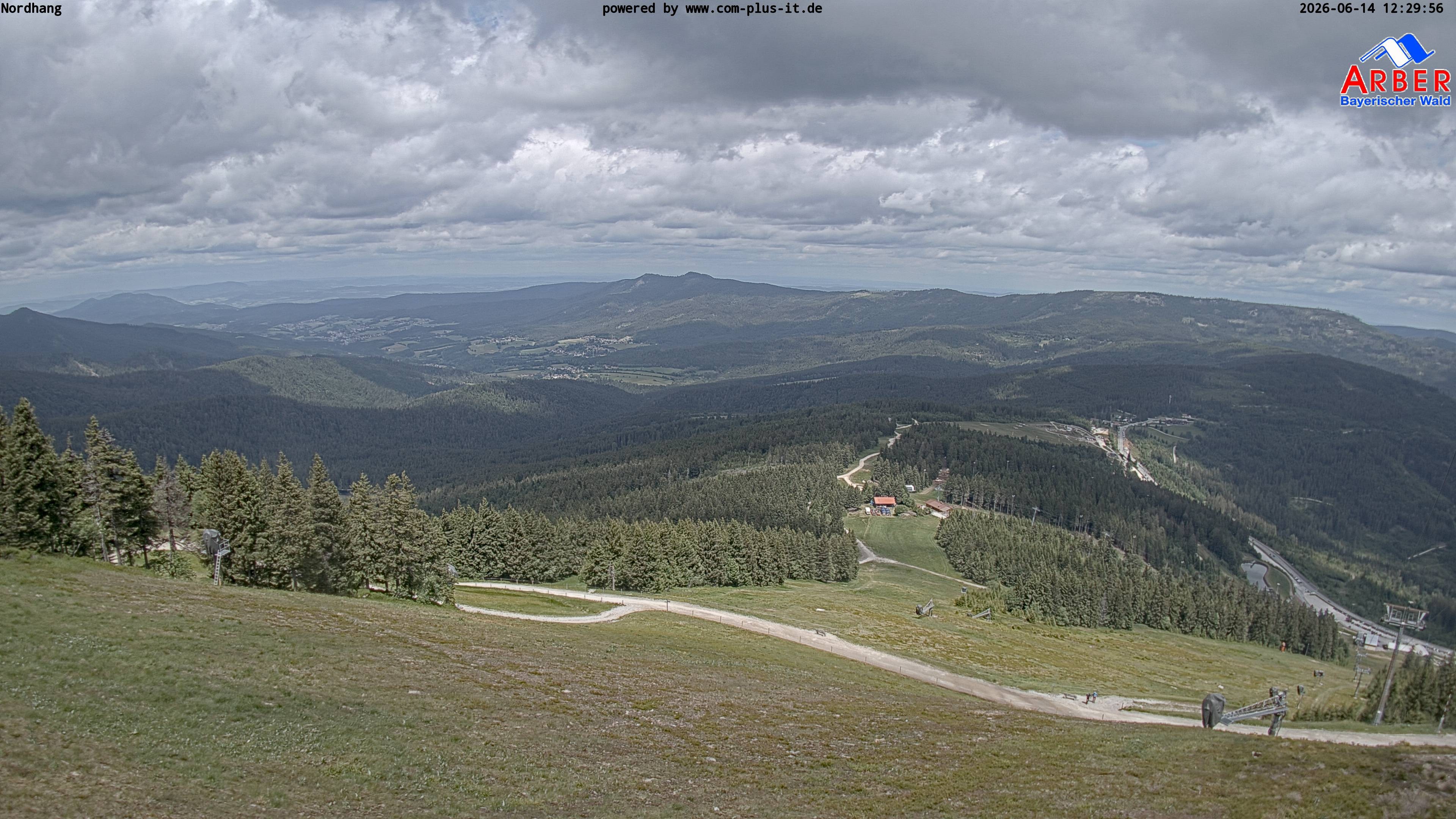 Archiv Foto Webcam Großer Arber Blick nach Nordwesten