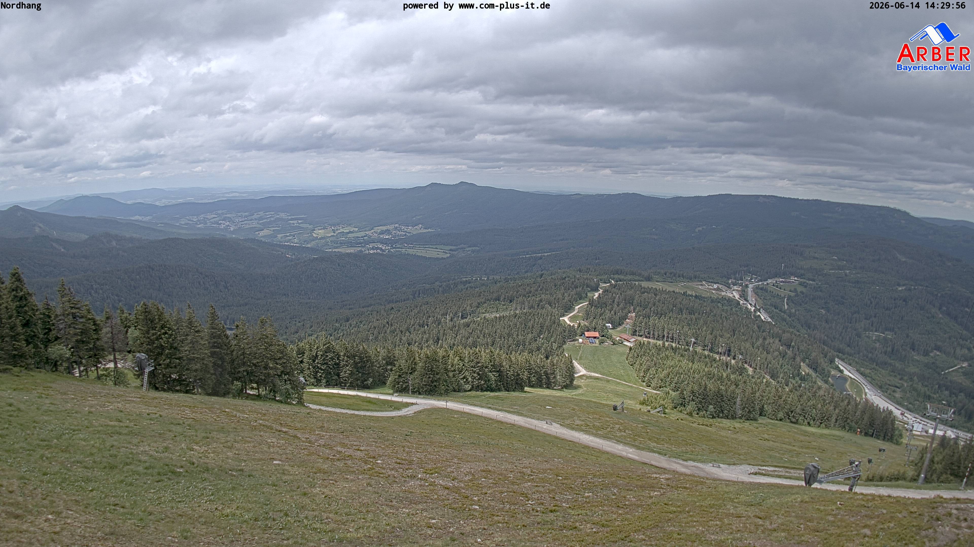 Archiv Foto Webcam Großer Arber Blick nach Nordwesten