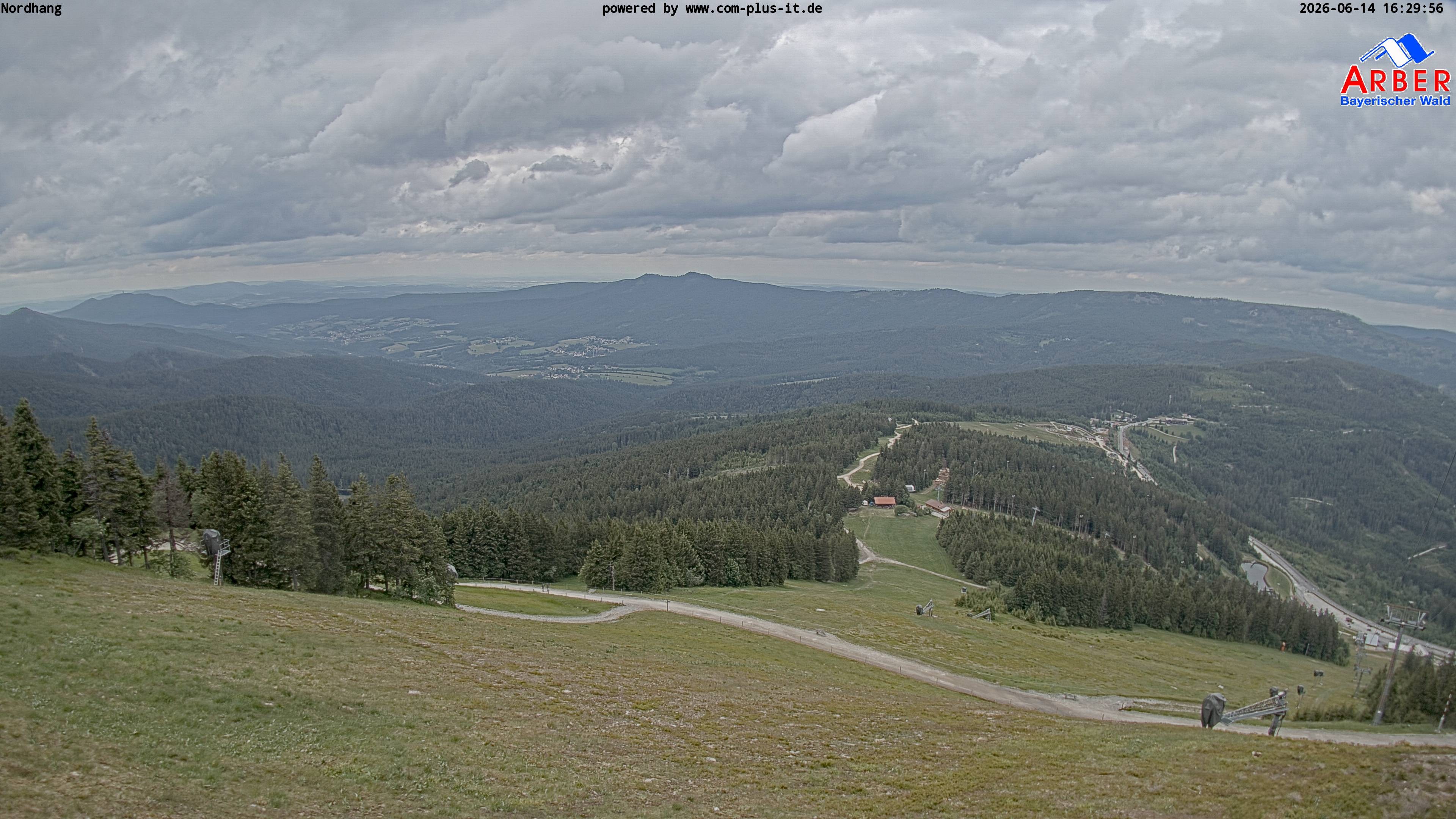 Archiv Foto Webcam Großer Arber Blick nach Nordwesten