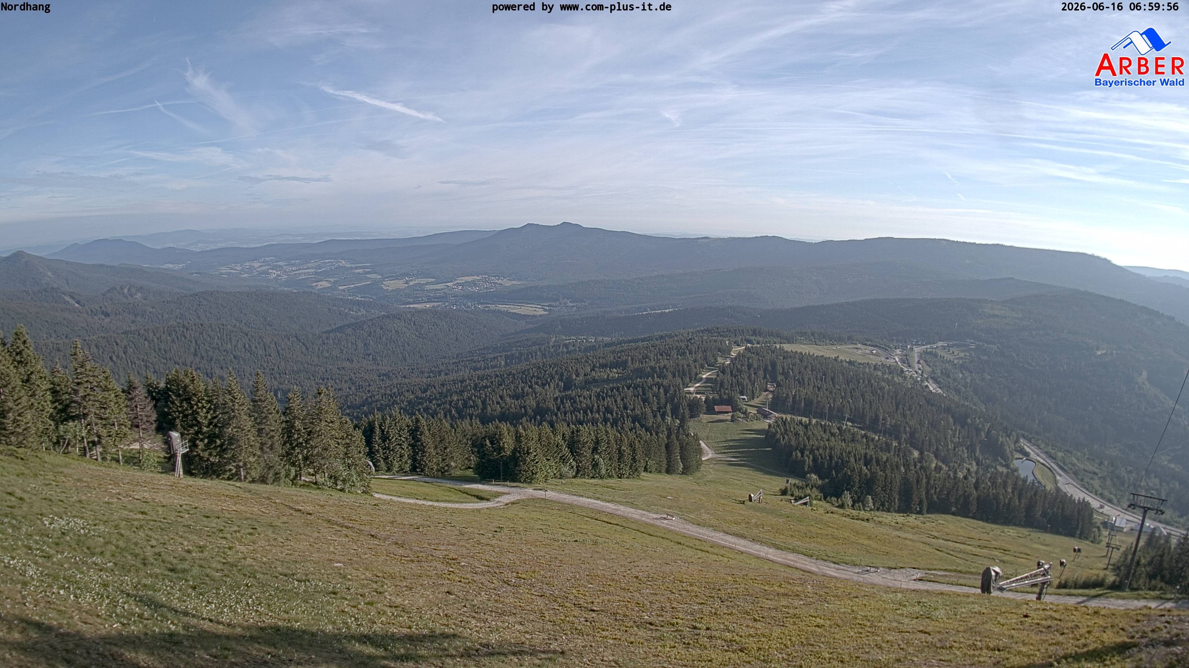 Archived image Webcam View from the Großer Arber