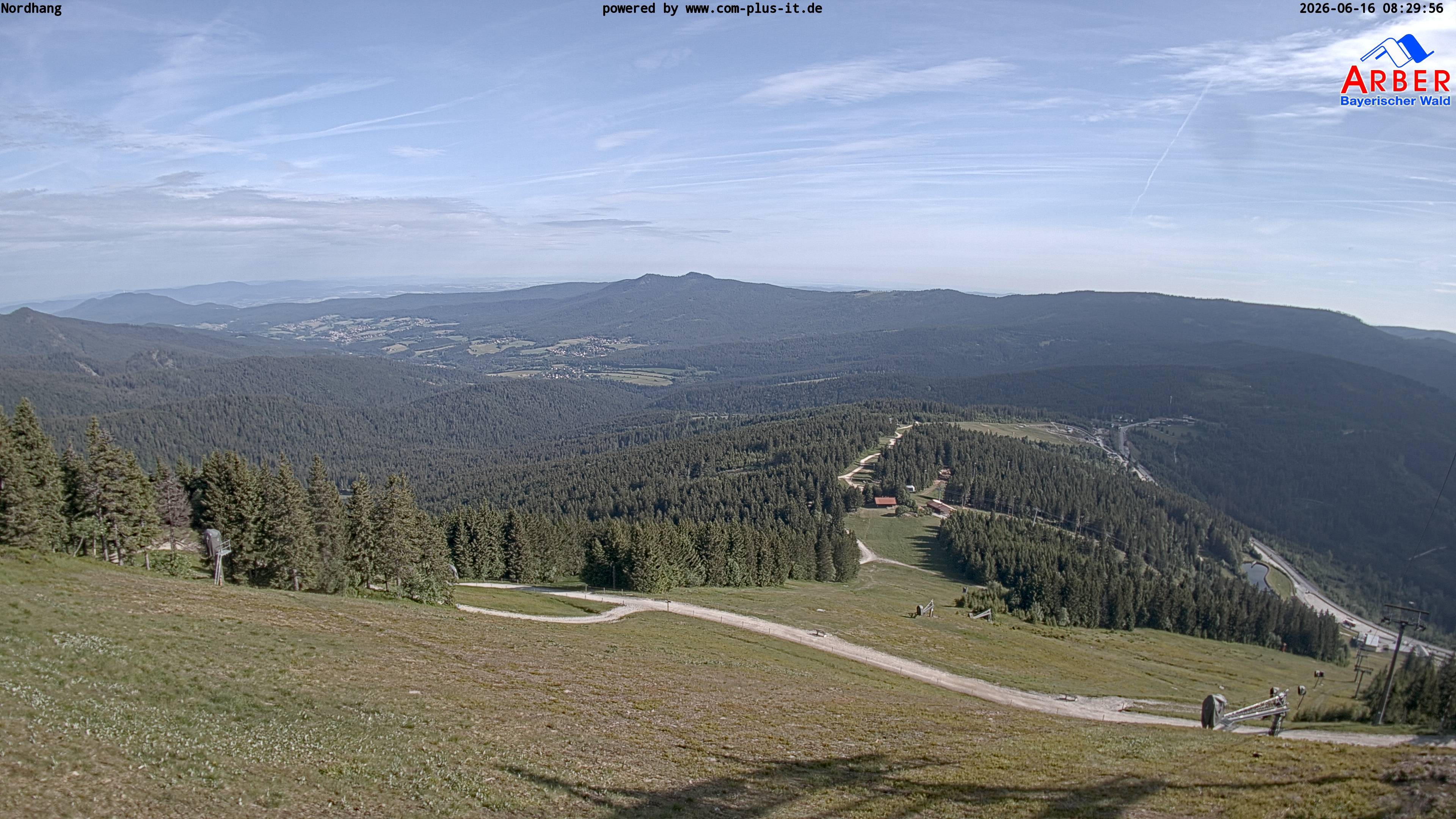 Archived image Webcam View from the Großer Arber