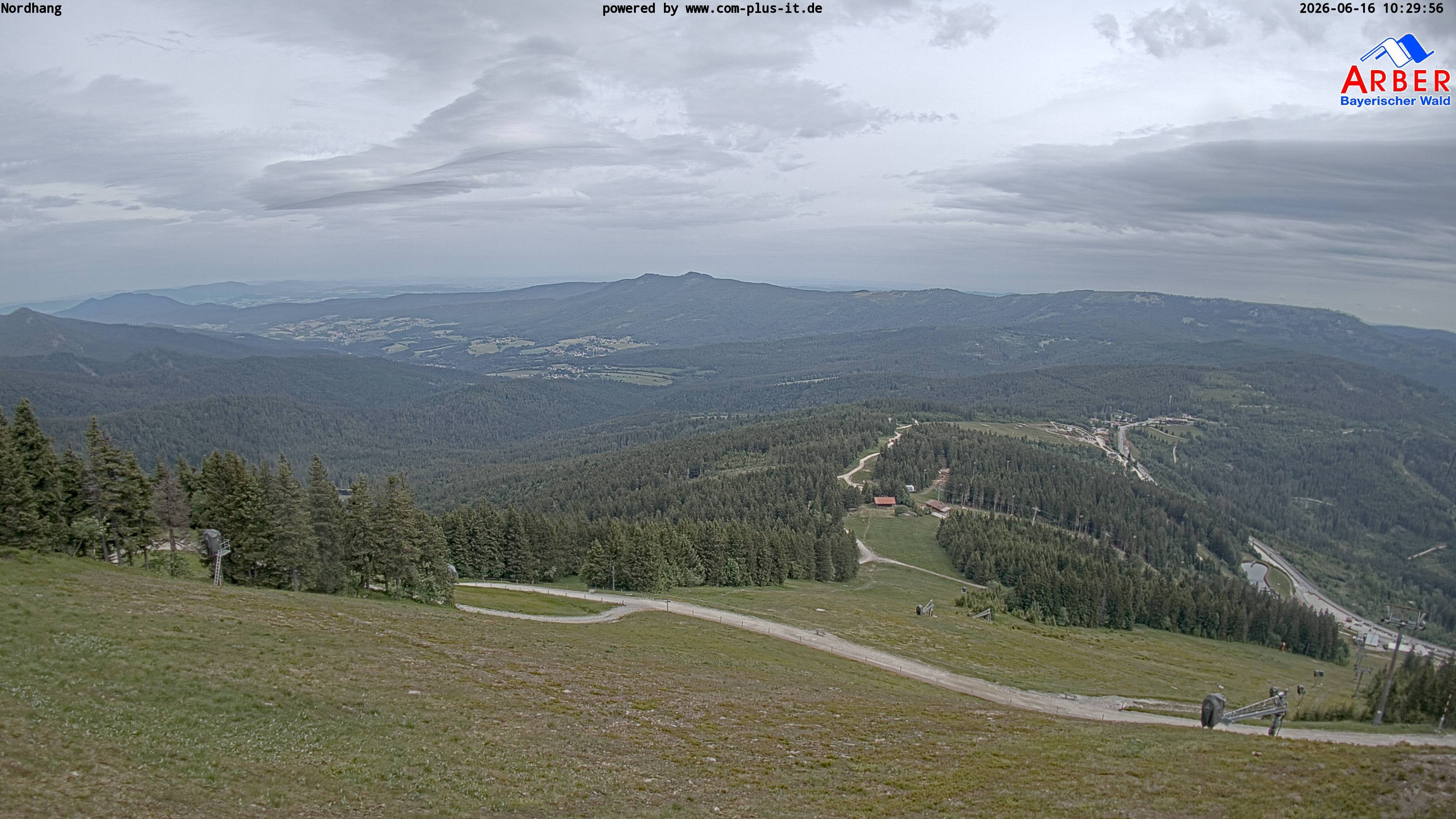 Archived image Webcam View from the Großer Arber