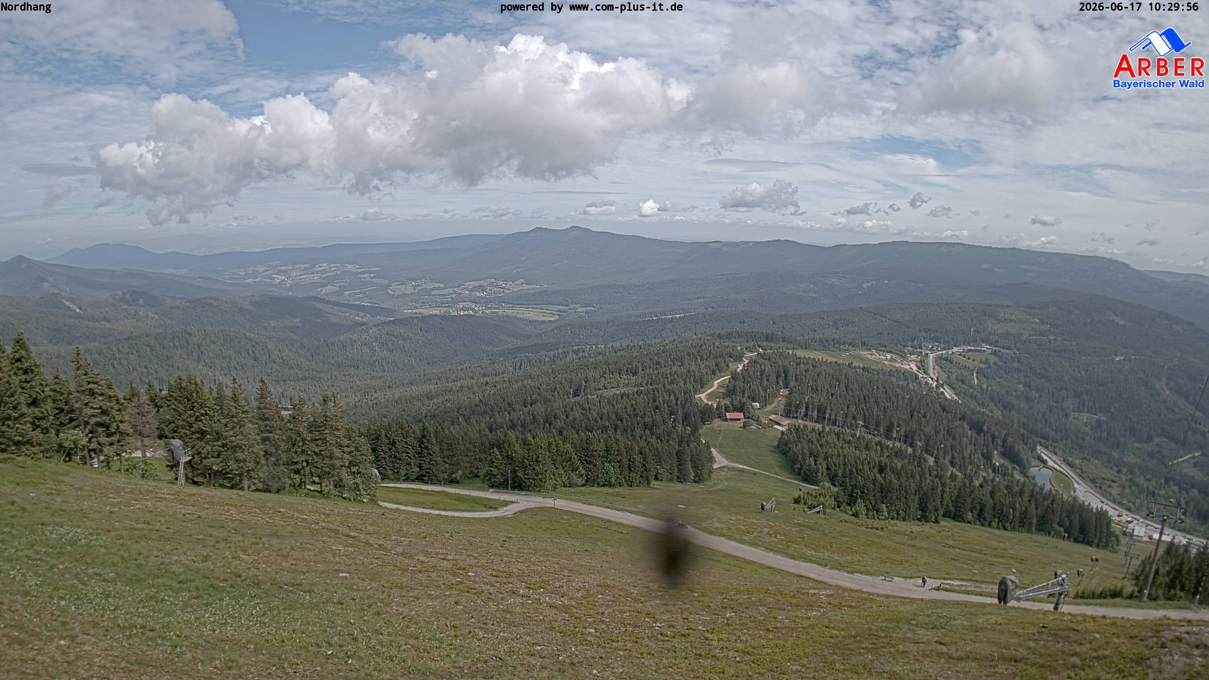 Archiv Foto Webcam Großer Arber Blick nach Nordwesten