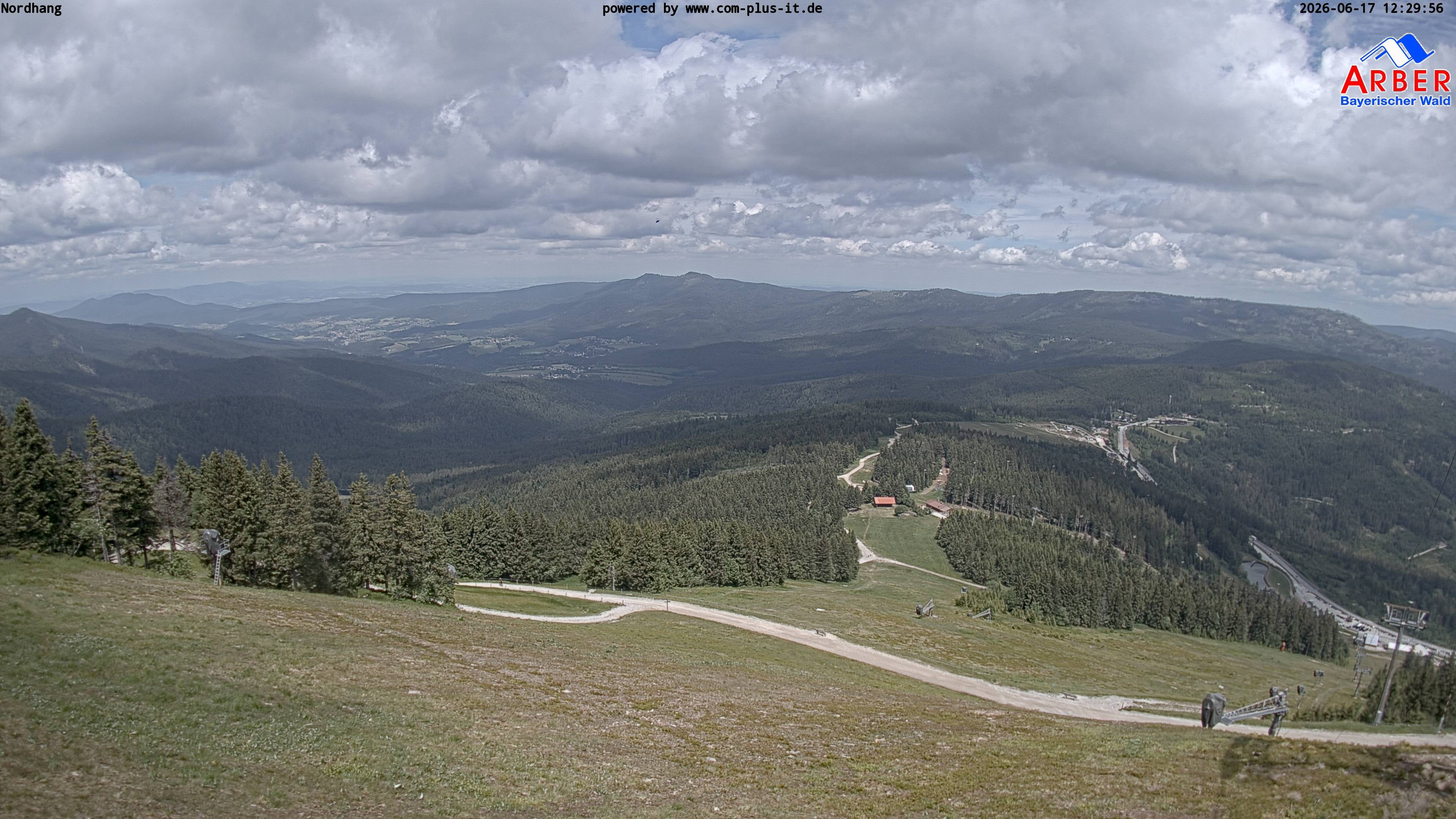 Archiv Foto Webcam Großer Arber Blick nach Nordwesten