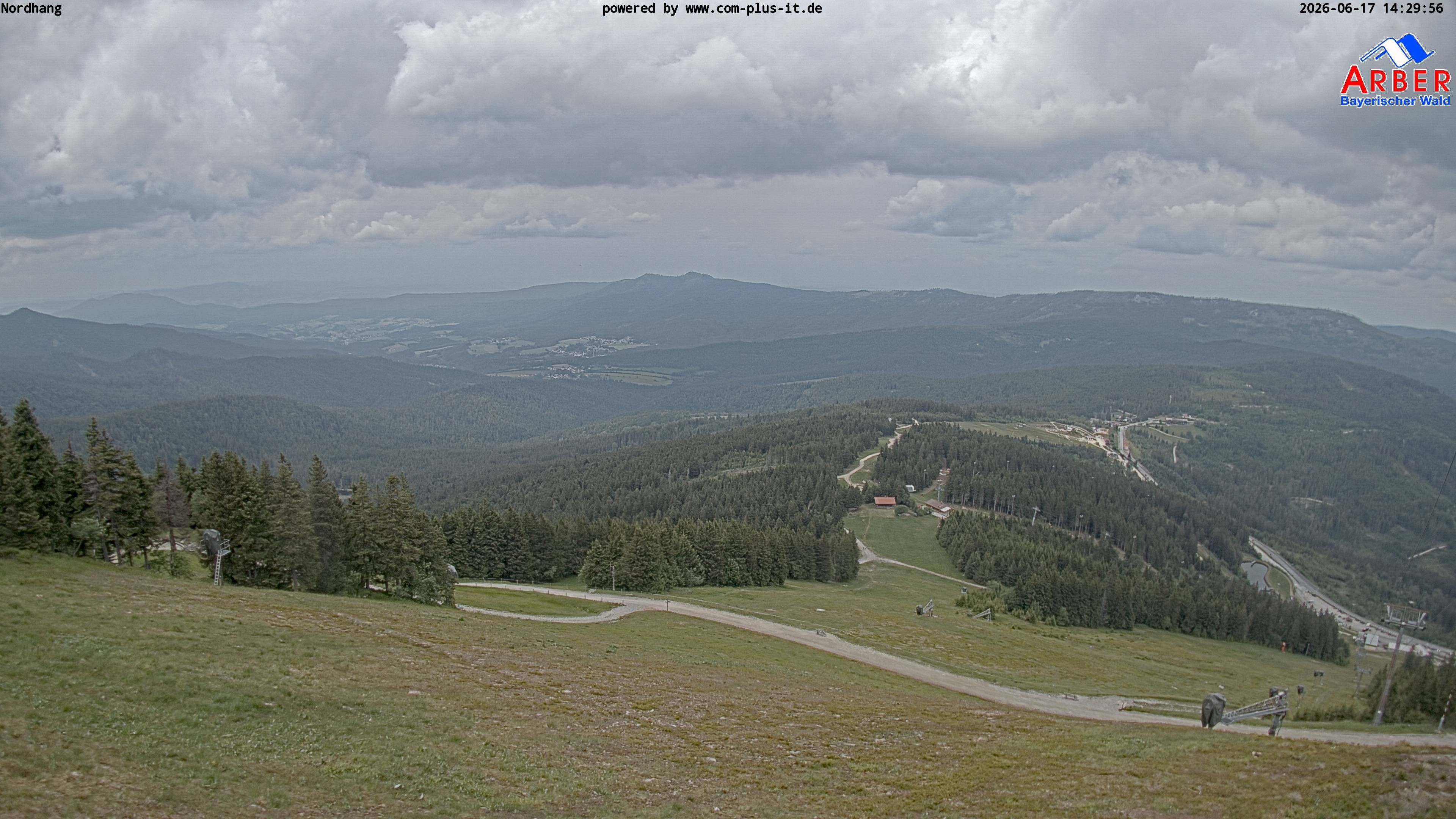 Archiv Foto Webcam Großer Arber Blick nach Nordwesten