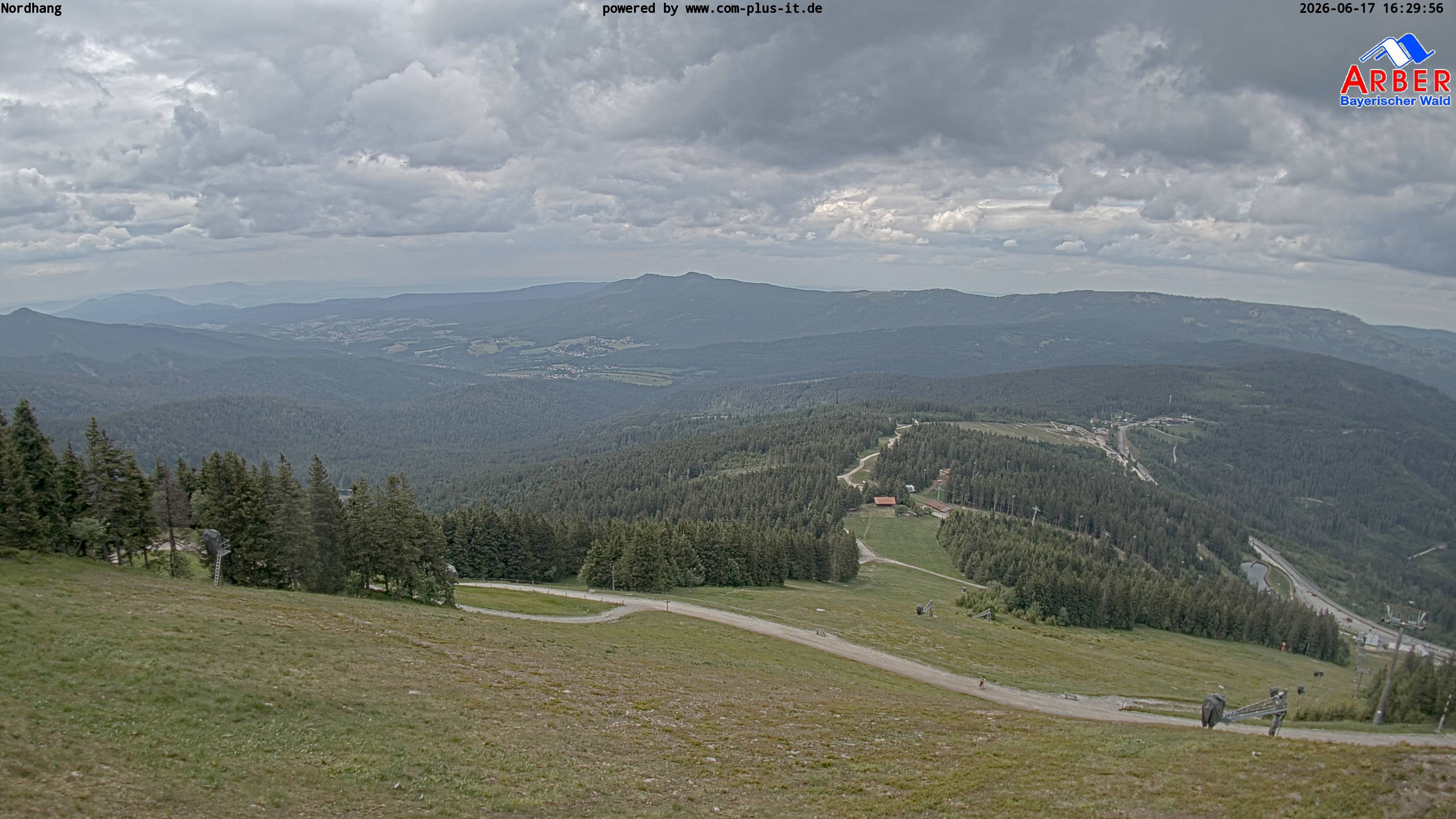 Archiv Foto Webcam Großer Arber Blick nach Nordwesten