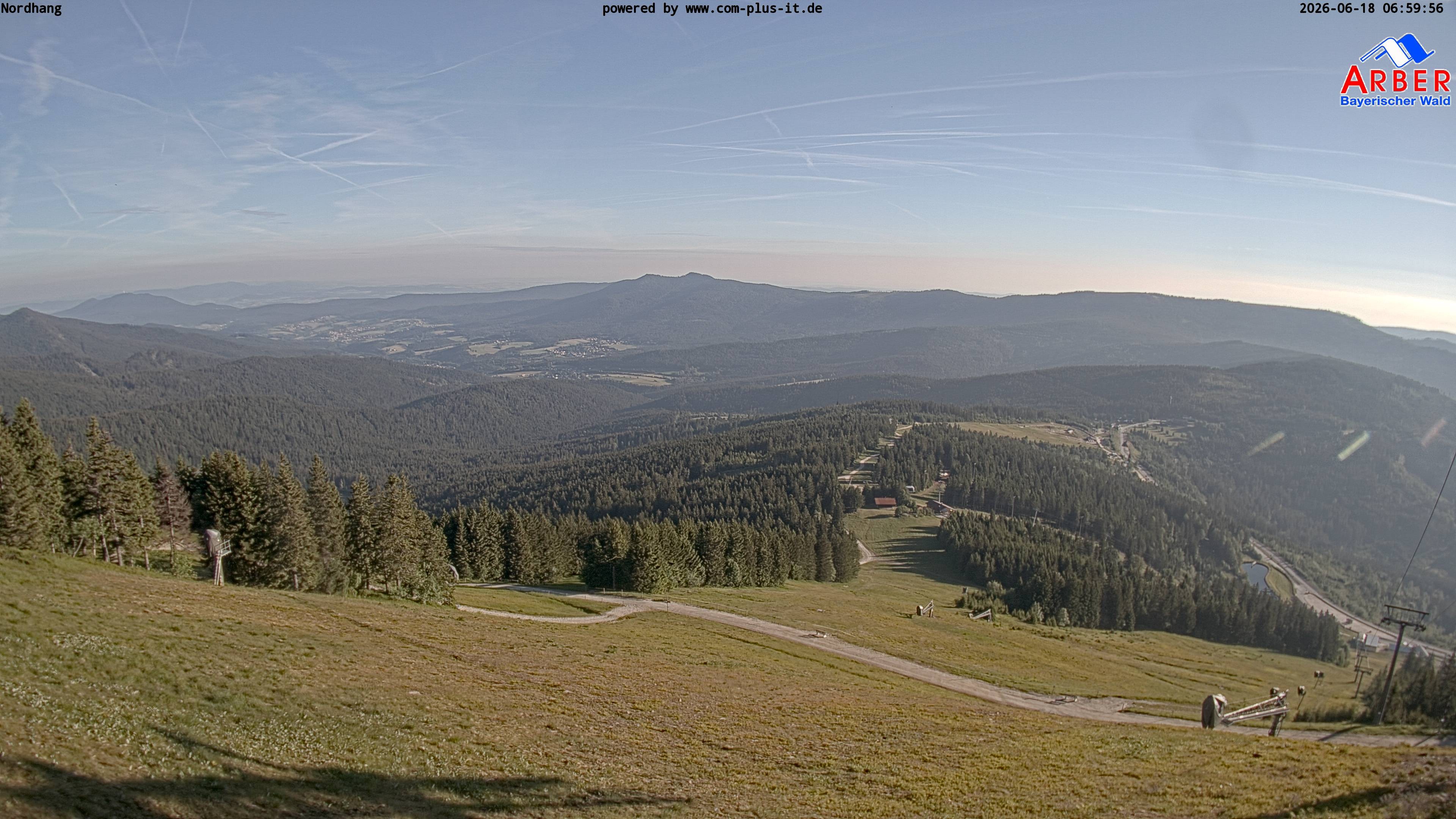 Archiv Foto Webcam Großer Arber Blick nach Nordwesten