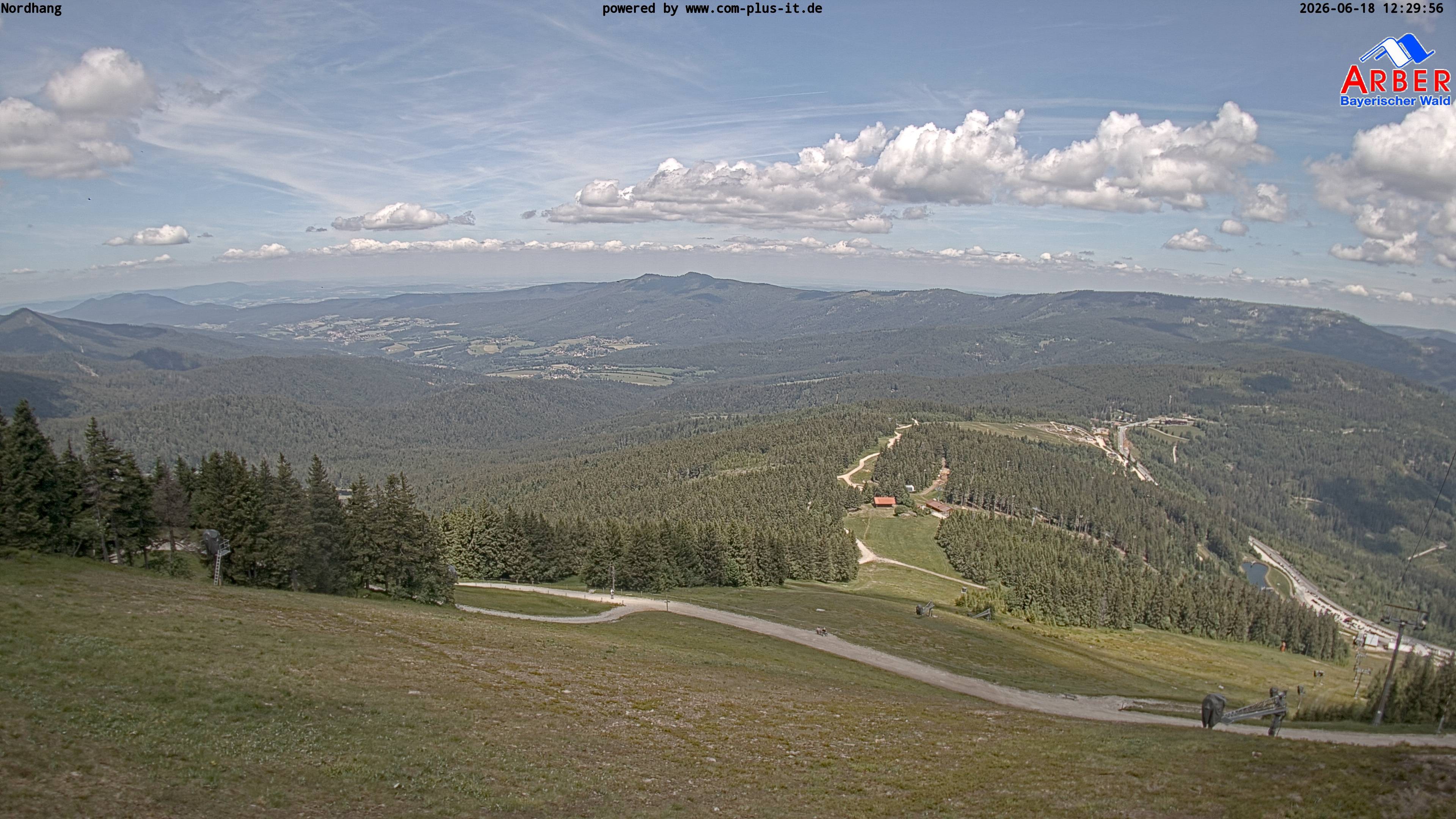 Archiv Foto Webcam Großer Arber Blick nach Nordwesten