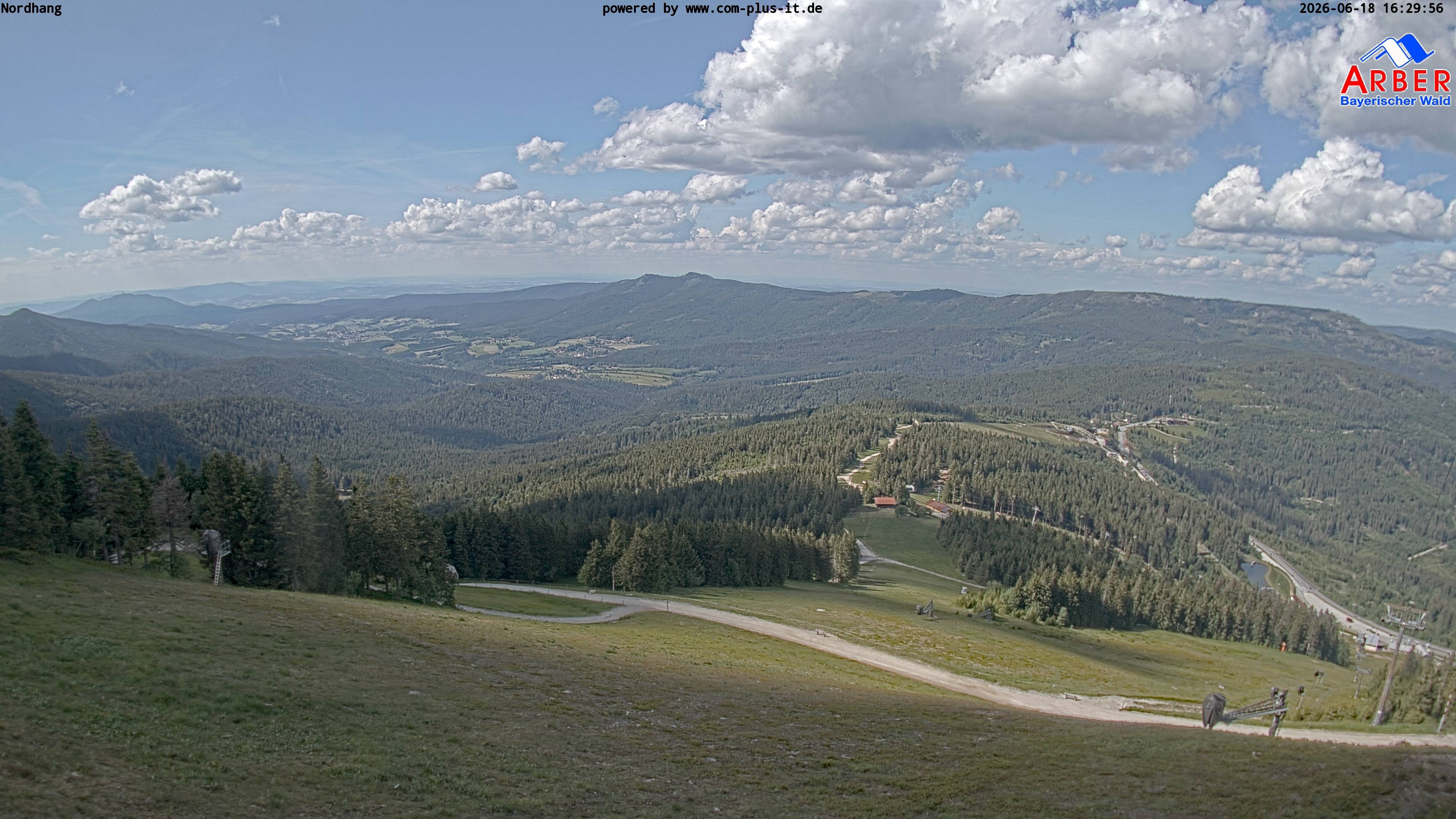 Archiv Foto Webcam Großer Arber Blick nach Nordwesten