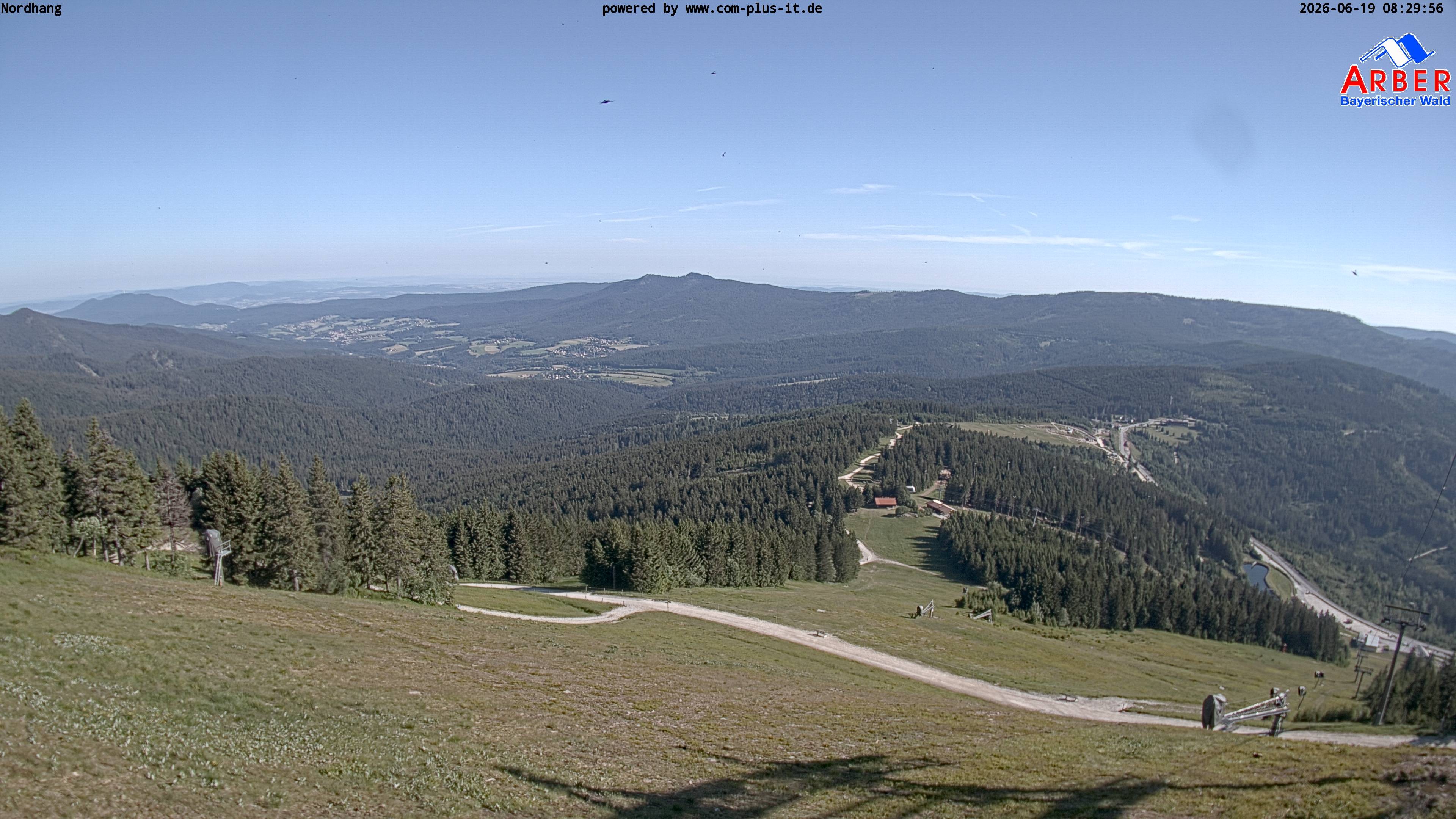 Archiv Foto Webcam Großer Arber Blick nach Nordwesten